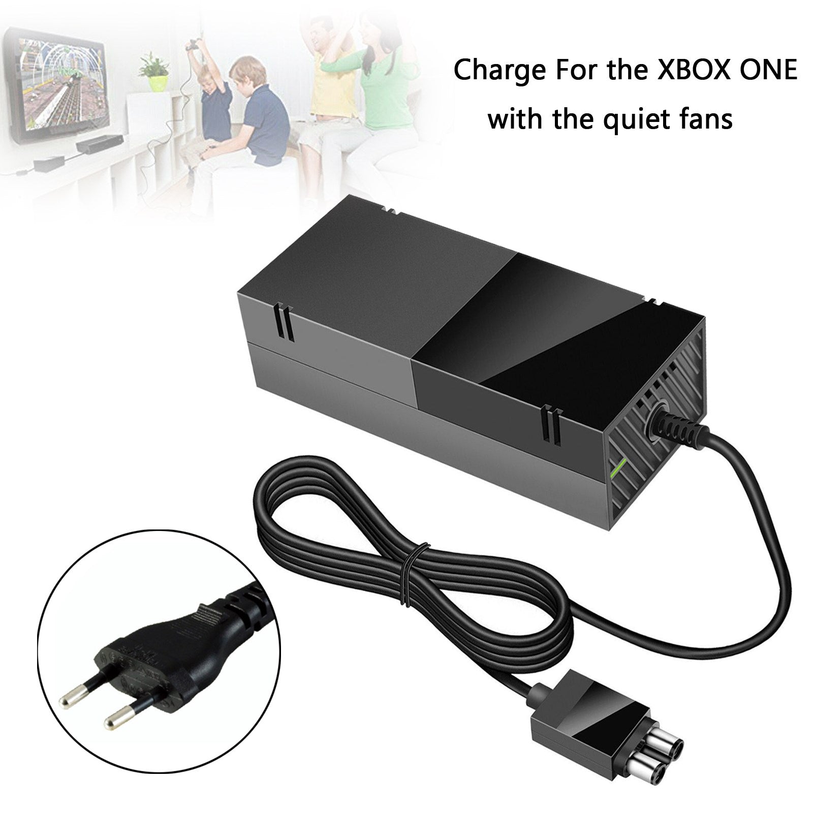 Adaptador de corriente Xbox One versión europea - 135W 10.83A con cable de alimentación