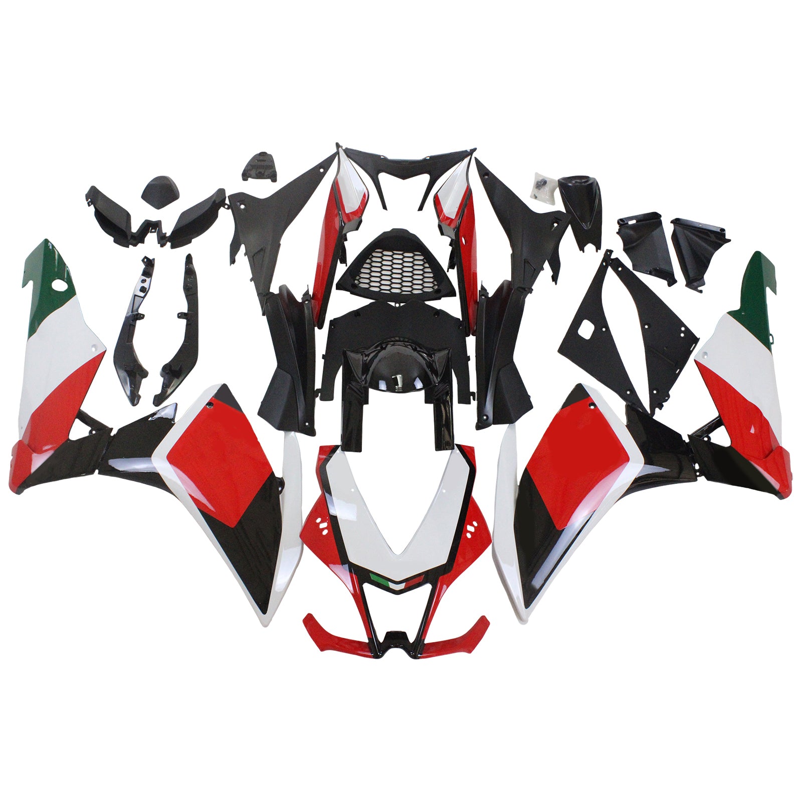 Kit de carénage par injection, carrosserie en plastique ABS, compatible avec l’Aprilia RSV4 1000 2009-2015