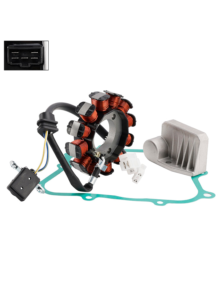 Komplet regulatorskih spojev za stator in magneto za Honda BC110 Biz110 2016-2017