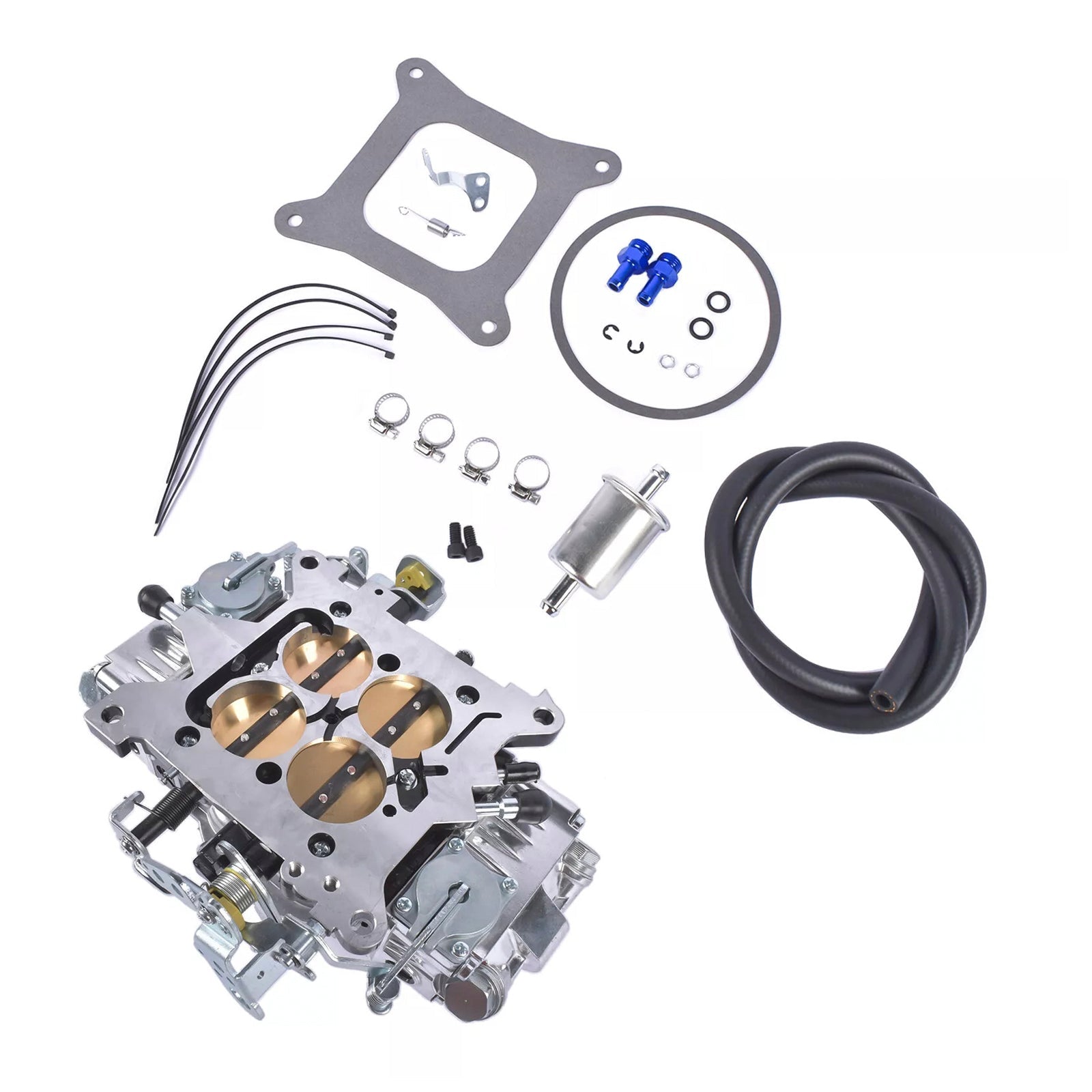 Carburateur BR-67200 à 4 corps, alésage carré, double 750 pi3/min, mécanique secondaire