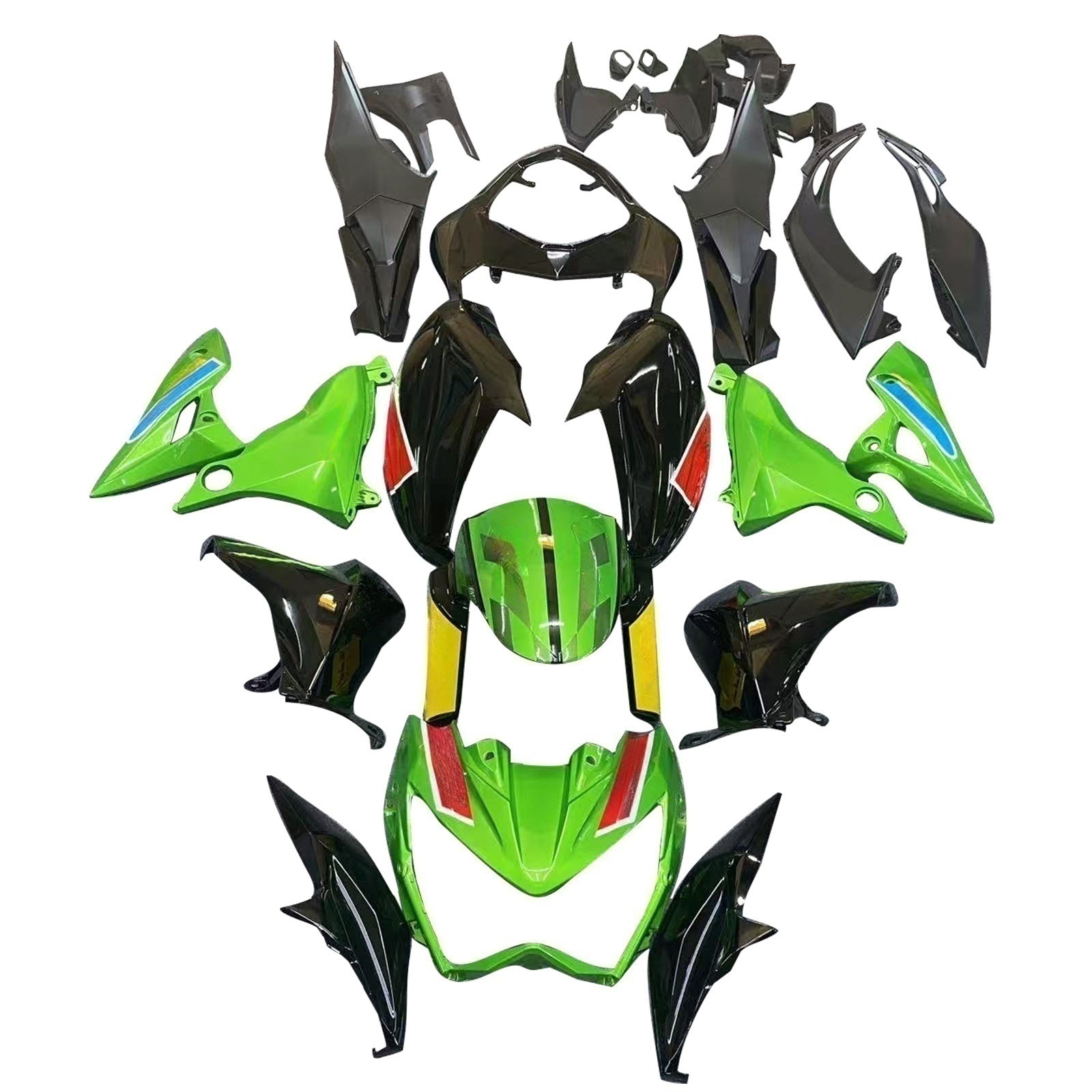 Kit de carénage par injection, carrosserie en plastique ABS, compatible avec la Kawasaki Z800 2013-2018