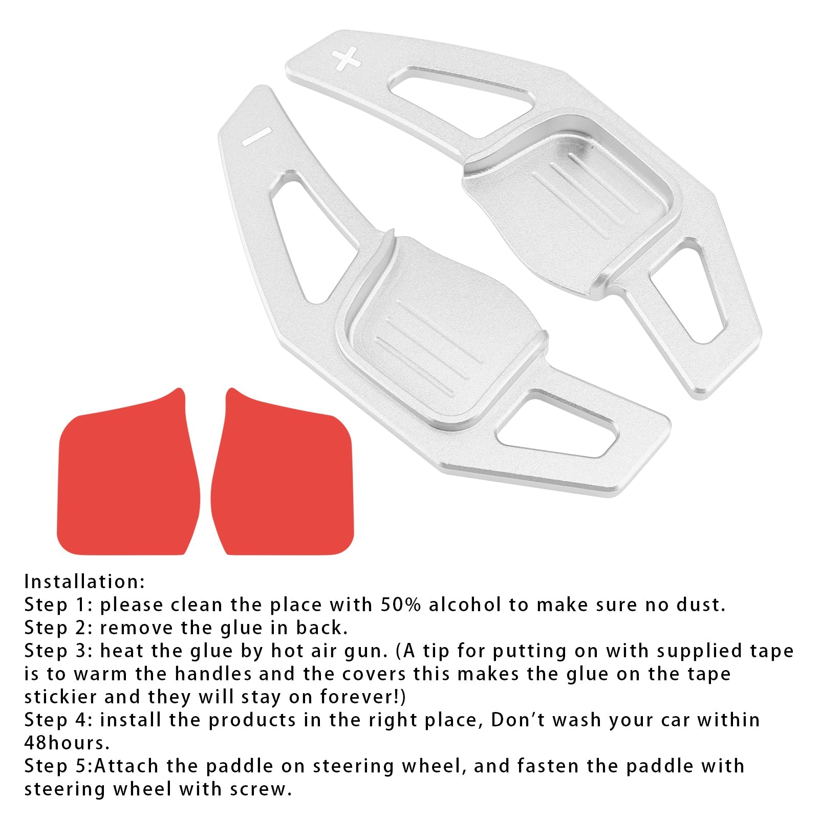 Extensión del volante de paletas de cambio de velocidad para kia cadenza de aluminio fuerte
