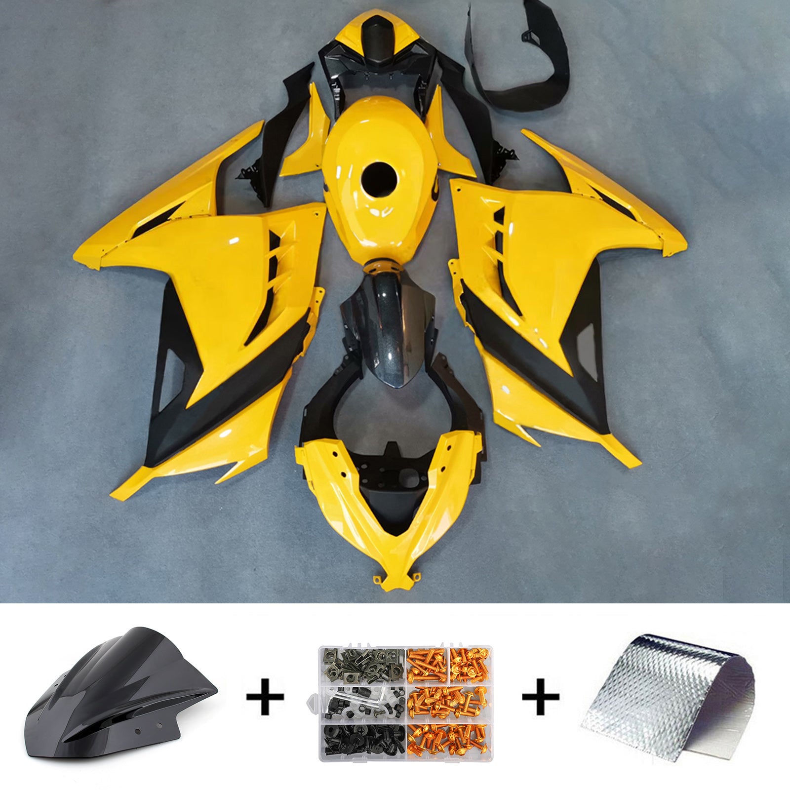 Kit de carénage en plastique injecté pour Kawasaki EX300 Ninja300R 2013-2024