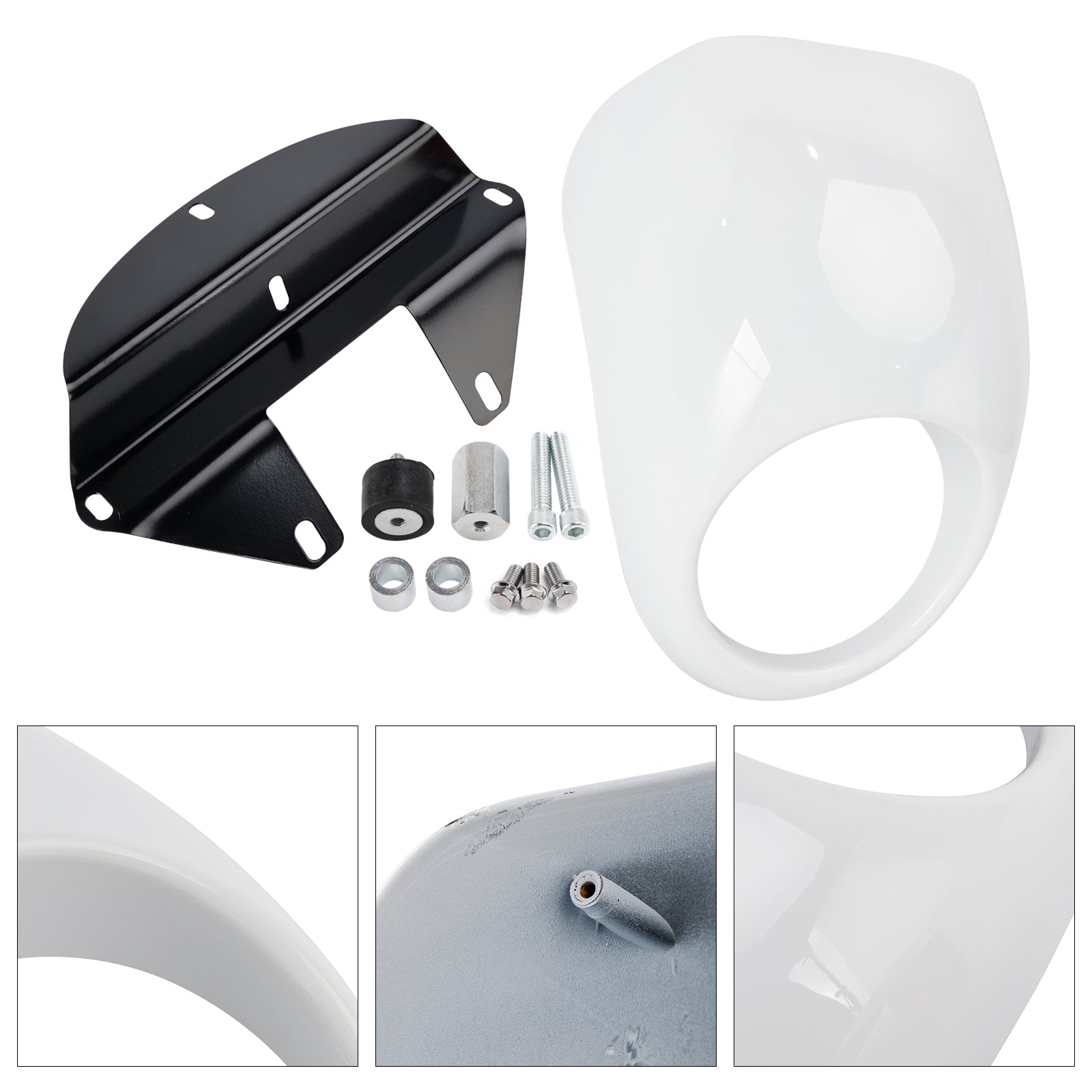 Cache de phare pour Sportster Dyna XL 883 1200 FX (à partir de 1973)