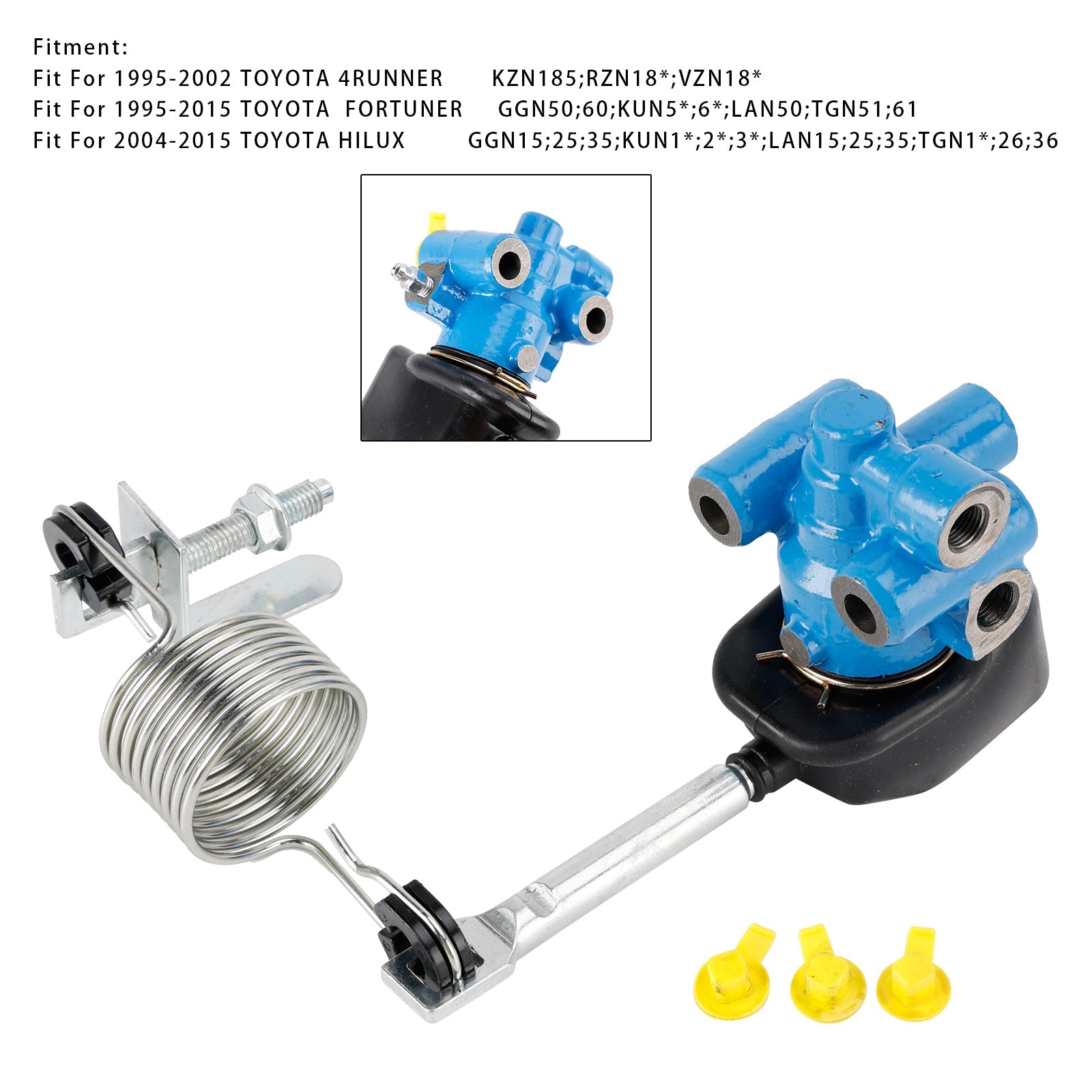 Zaznavni ventil zavorne obremenitve z vzmetjo za Toyota Hilux 2004-2015 (47900-35490)