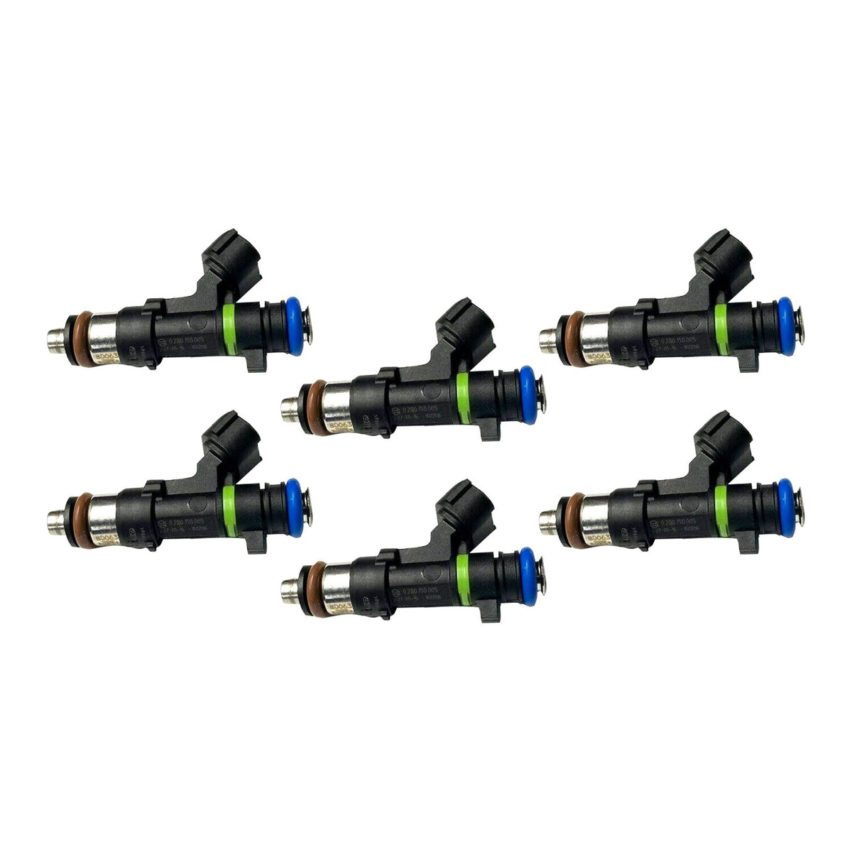 6 inyectores de combustible para Nissan Murano 2003-2004 y Quest 2004-2009 (número de pieza 16600-7y000)