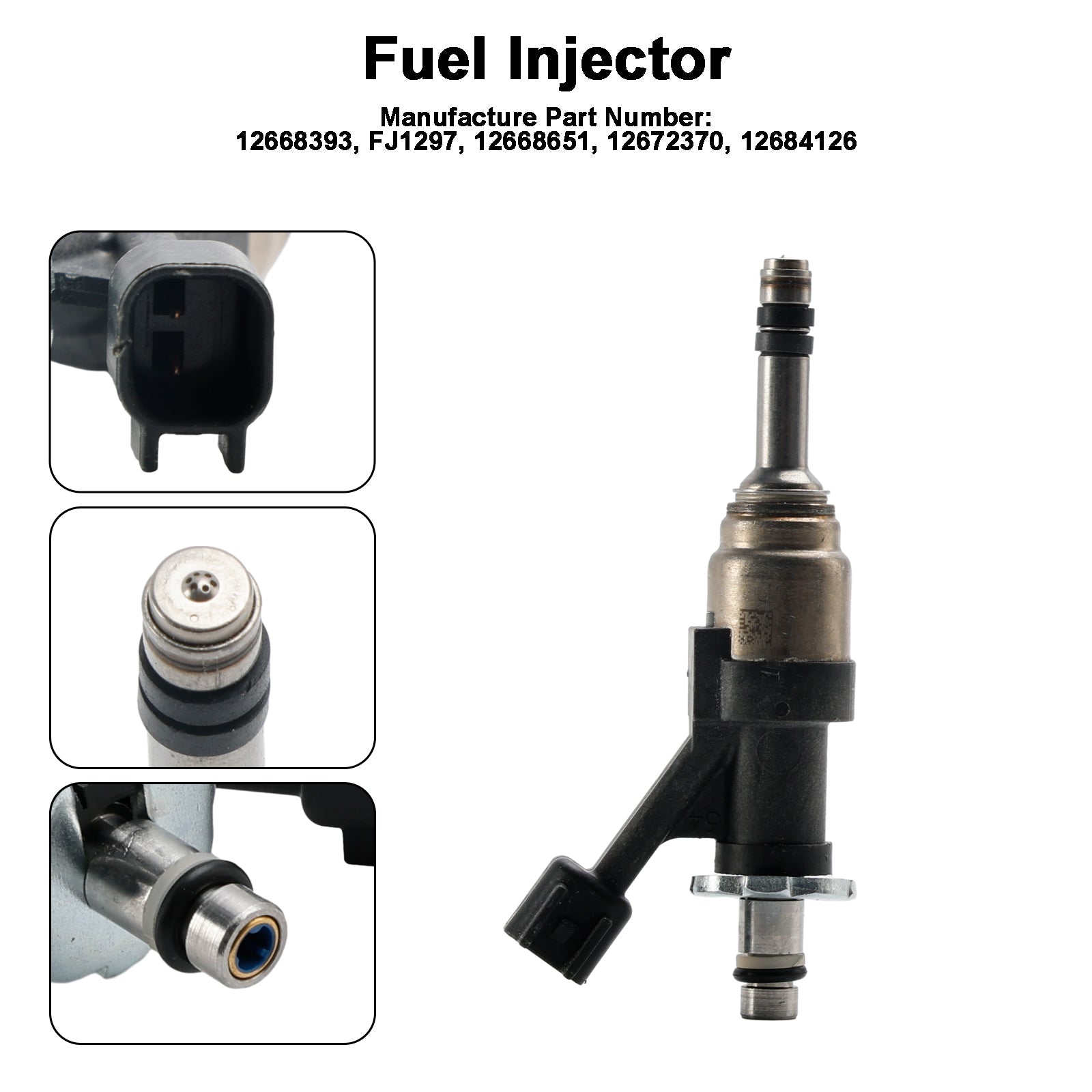 1 injecteur de carburant 12668393 pour Cadillac Escalade 2015-2018 pour Camaro 16-18