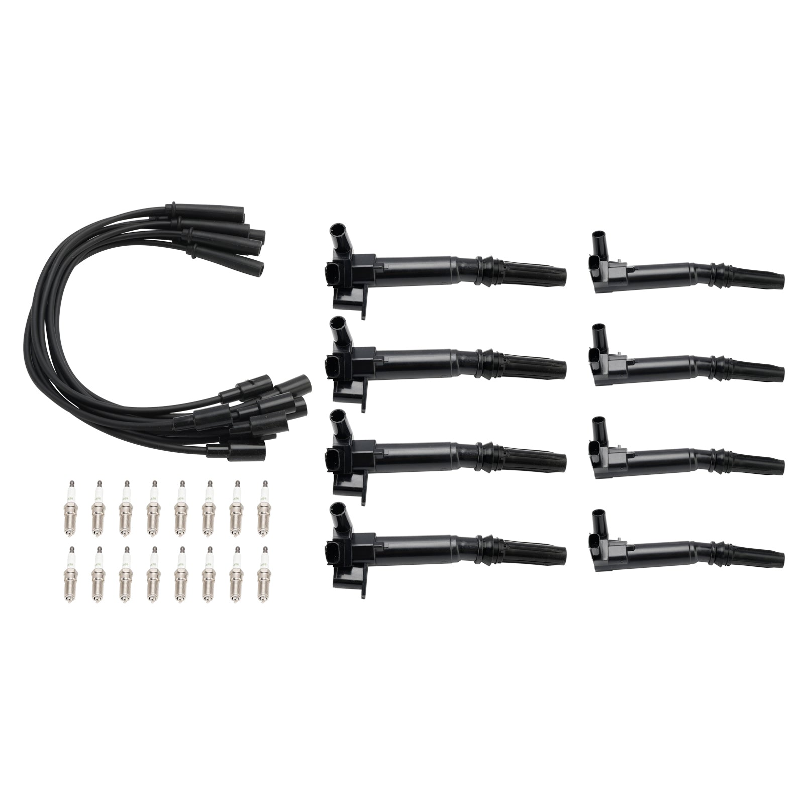 8 bobine di accensione + 16 candele + 8 cavi UF631 UF639 per Ford F150 6.2L 10-17