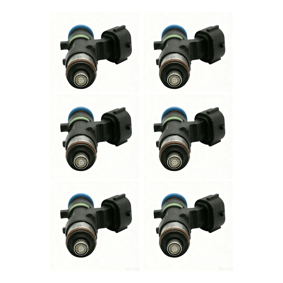 6 inyectores de combustible para Nissan Murano 2003-2004 y Quest 2004-2009 (número de pieza 16600-7y000)