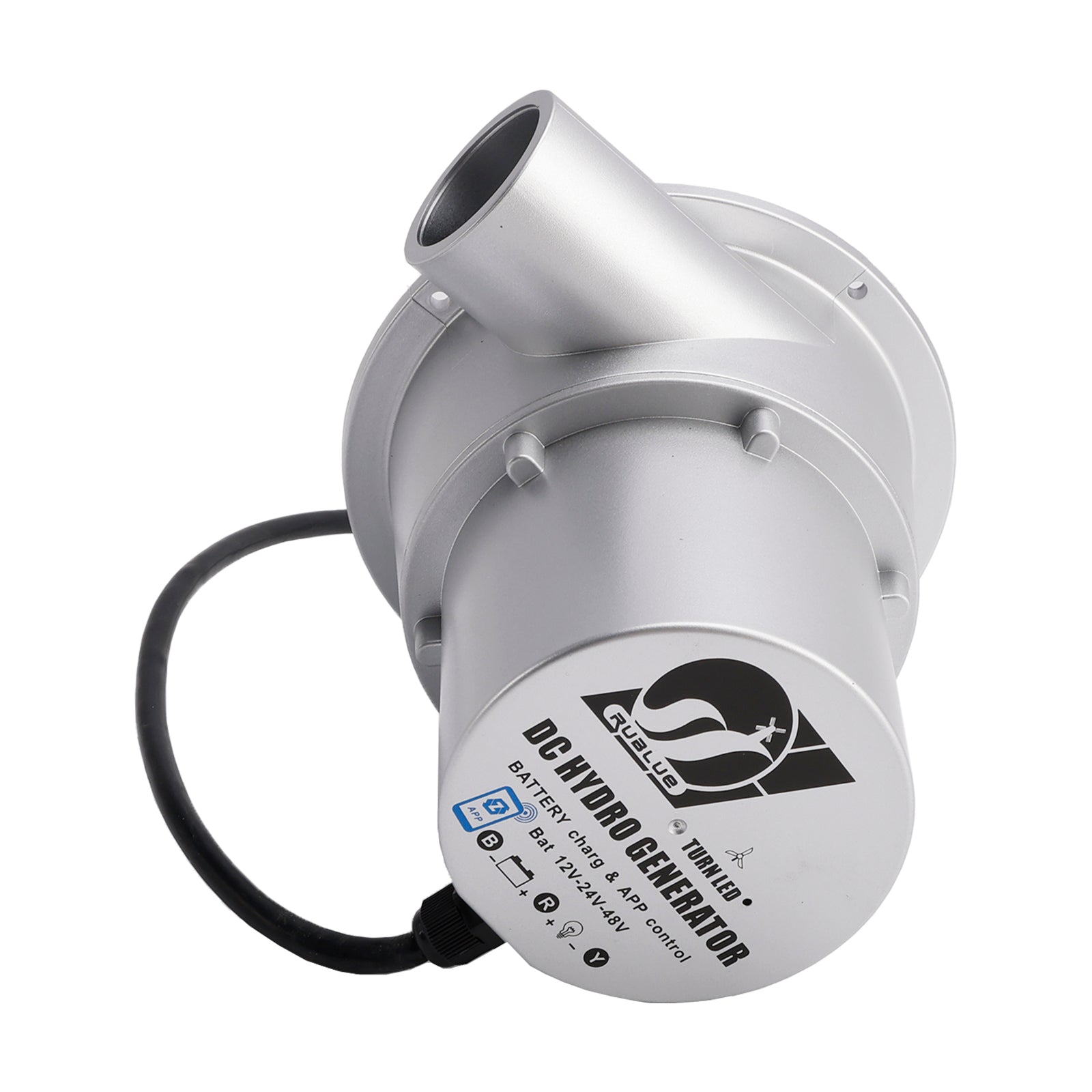 Générateur hydroélectrique à turbine à débit d'eau 12/24/48 V, petite taille, 36/50 W, 12 V, 24 V, 48 V