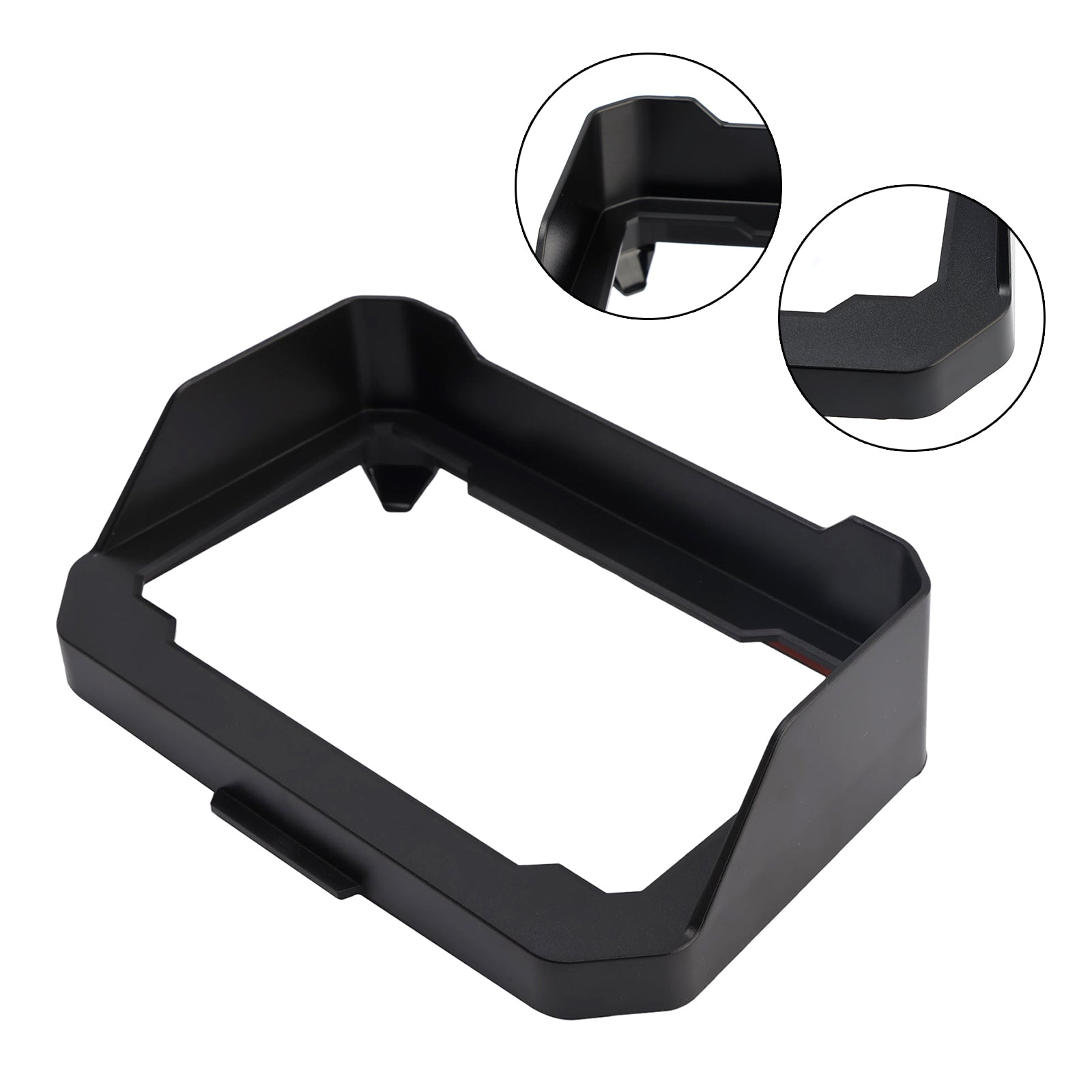 Boîtier de compte-tours et de compteur de vitesse noir, compatible avec Yamaha MT-09 24-25 et MT-07 25+.