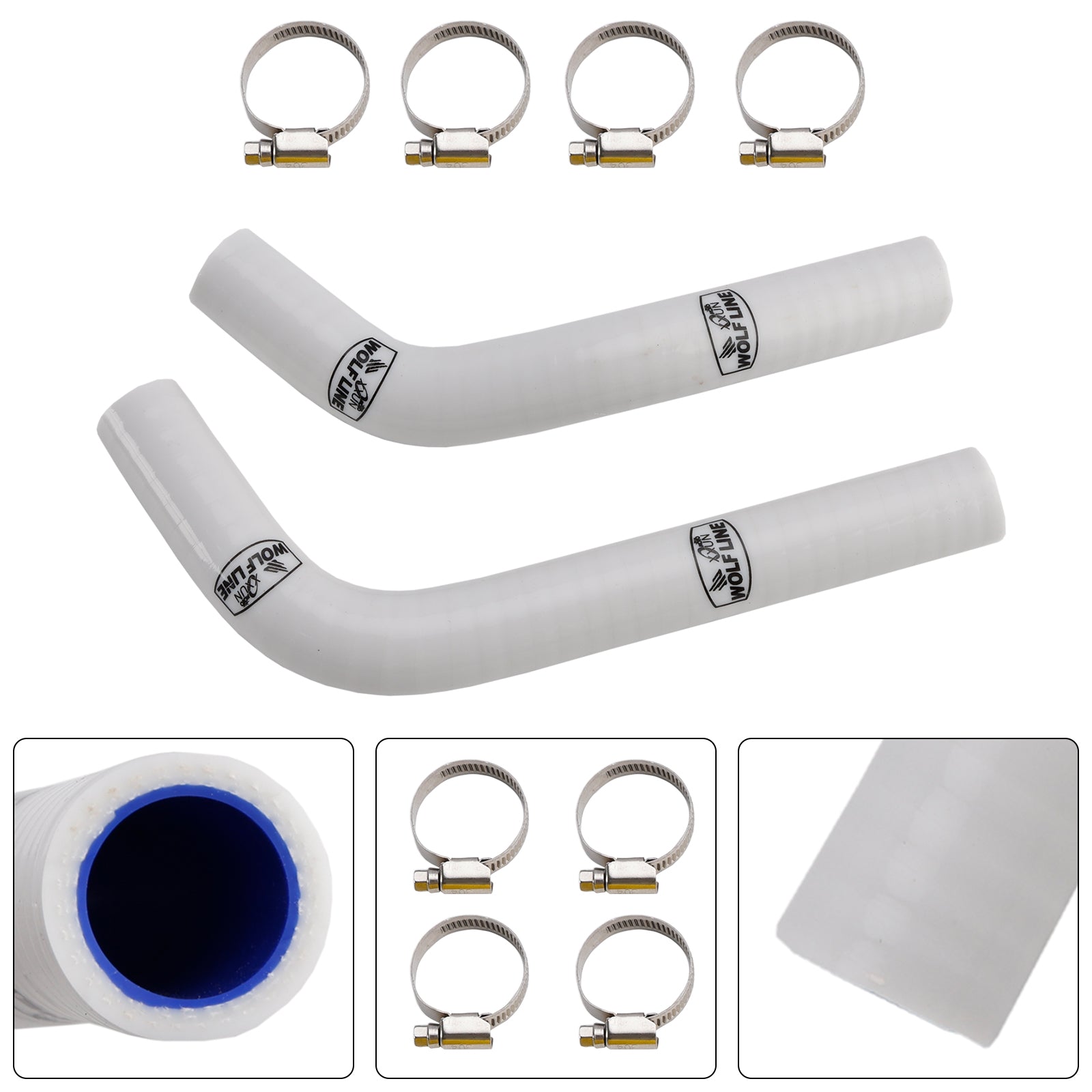 Manguera de enfriamiento de silicona para radiador Yamaha MT-03 MT-25 YZF R3 R25 2015-2024