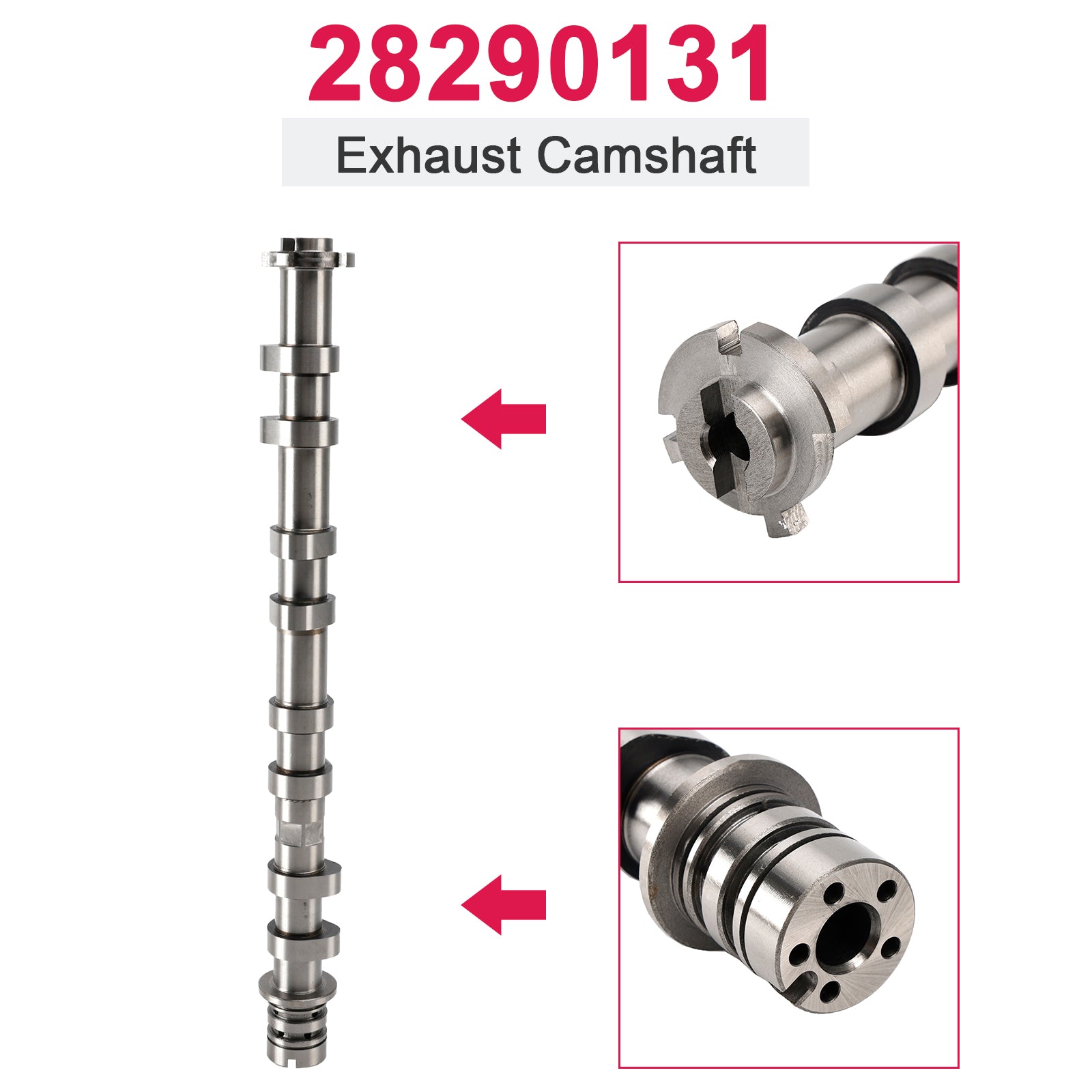 Arbre à cames d'échappement 28290131 pour Chevrolet Malibu 4 cylindres 2,5 L 2016 et 2013