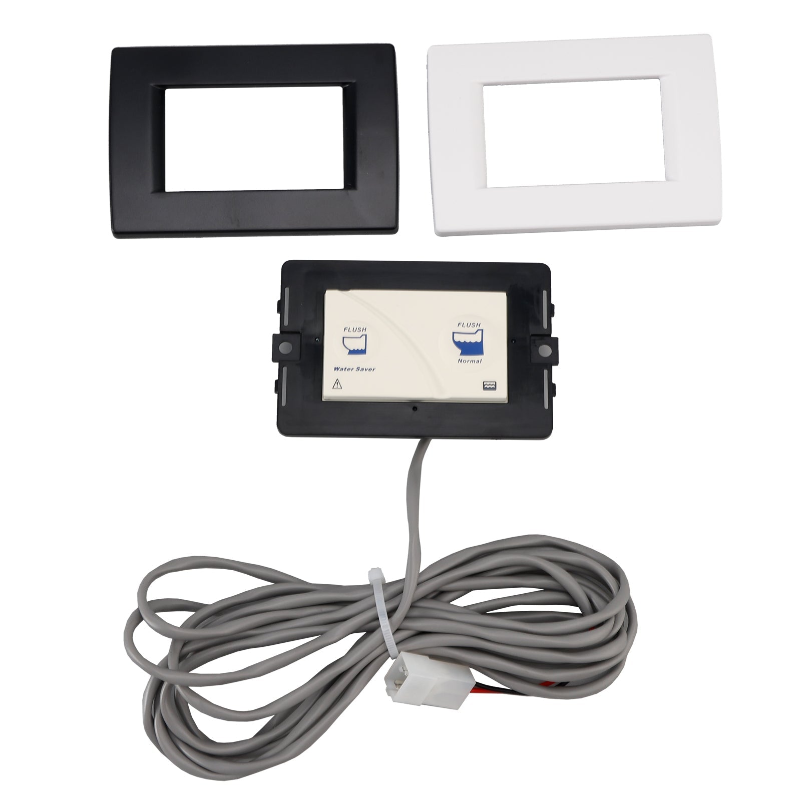 Przełącznik ścienny 36387 dla Tecma RV Silence plus toaleta - przełącznik ścienny z 2 przyciskami