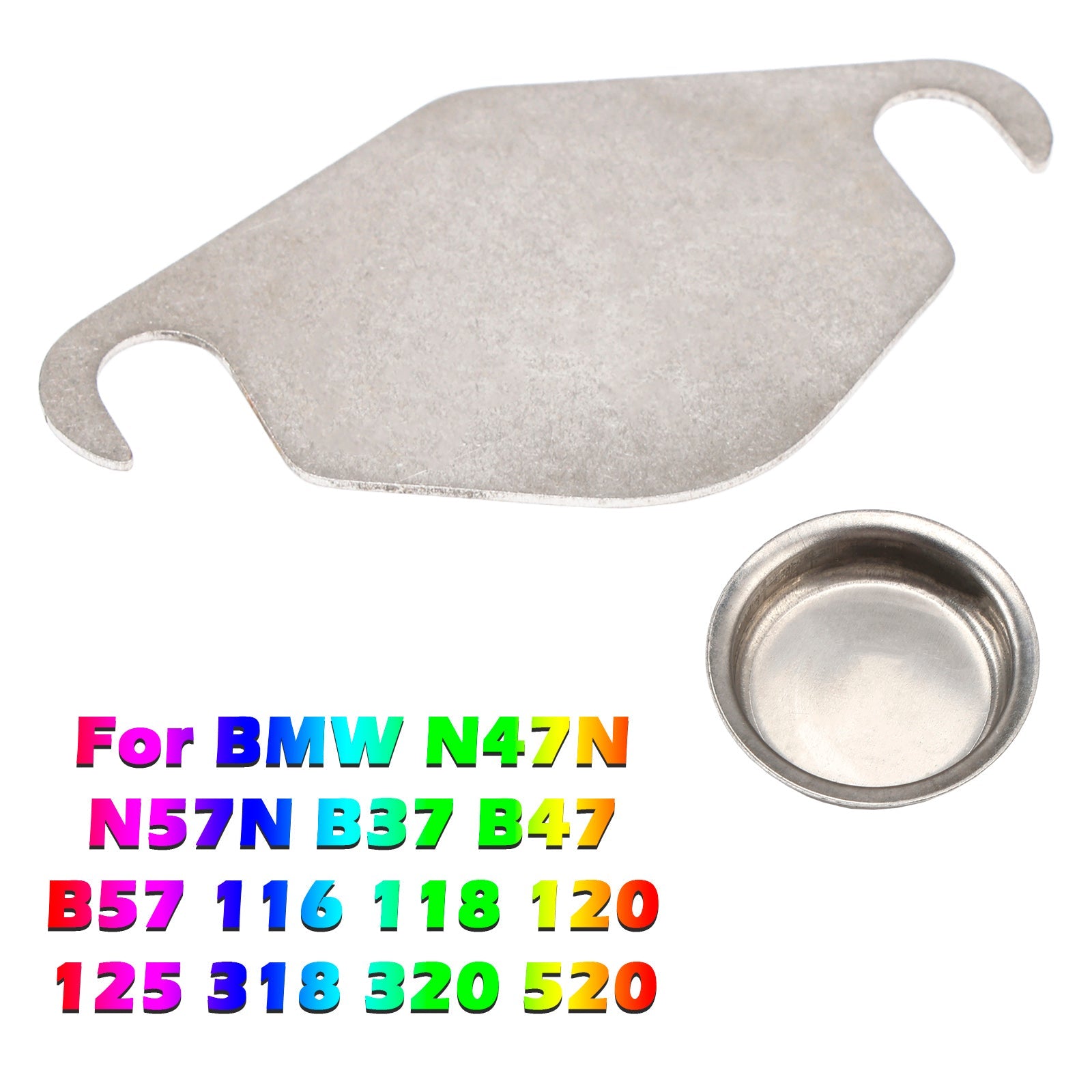 Plošča&Zaporni čep ventila EGR za BMW N47N N57N B37 B47 B57 116 118 120 125 318 320 520