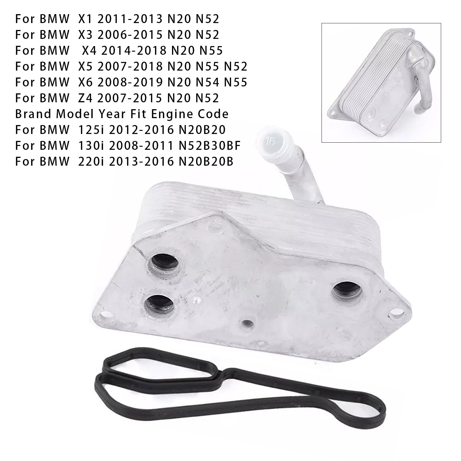 Rimuovo dell'olio motore 11427525333 per BMW N20 N55 N52 1 2 3 5 6 7 X3 X5 Z4