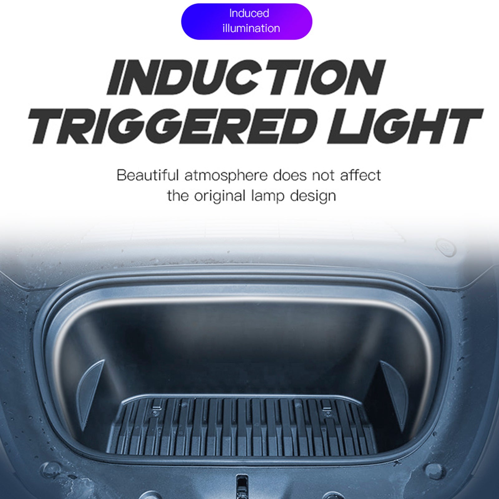 Bande lumineuse LED d'ambiance pour coffre avant, couleur chaude, pour Tesla Model 3/Y/S/X