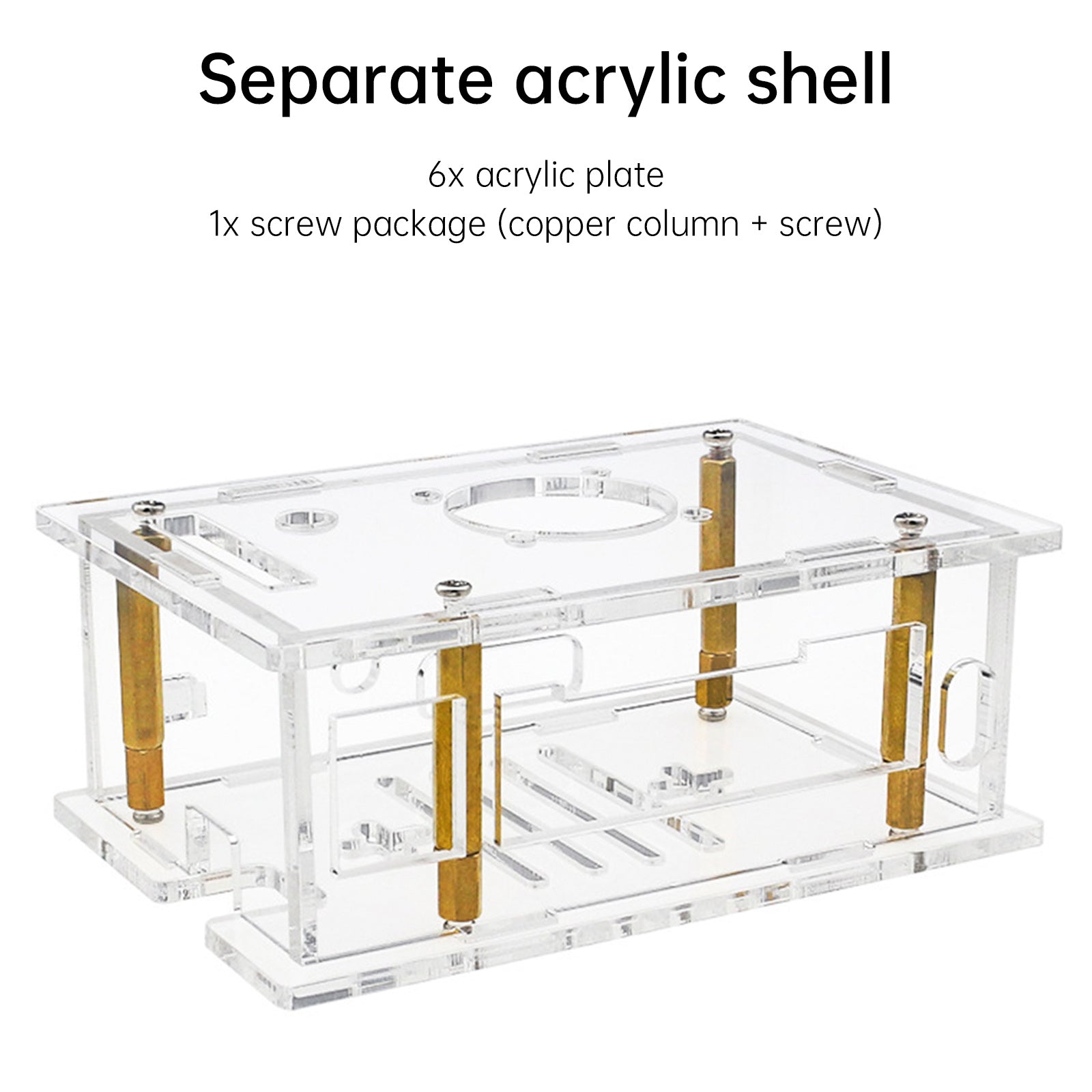 Dedykowana karta rozwoju Orange PI RV2, przezroczysta akrylowa skrzynia