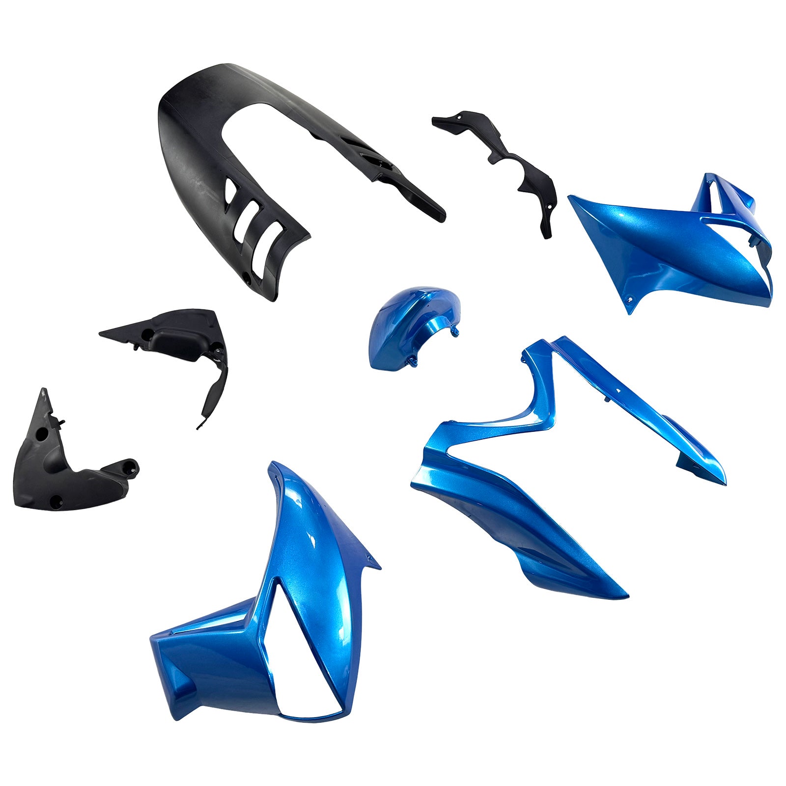 Injection carénage kit carrosserie plastique ABS fit pour Kawasaki ER-6N 2009-2010