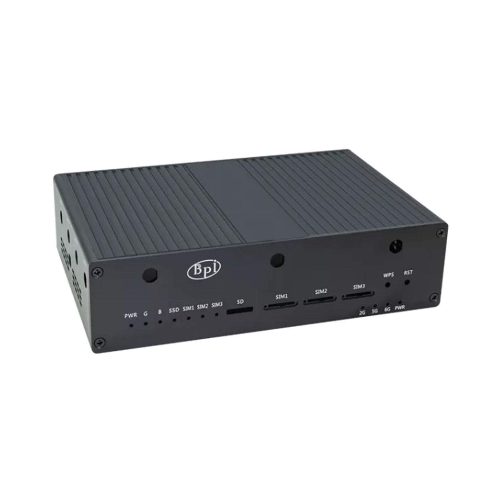 Beschermende schaal in aluminium voor banaan Pi R4 met radiator