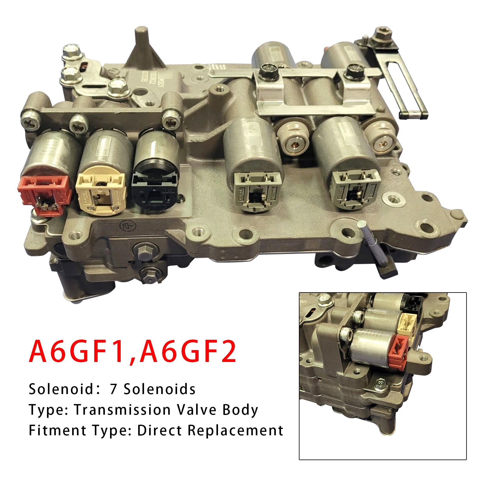 Bloc de soupapes de transmission 7 solénoïdes pour Hyundai/KIA 2.0L A6GF1-2 (2016-2022)