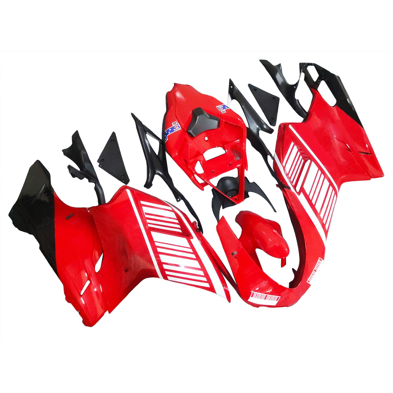 Kit de carénage par injection, carrosserie en plastique ABS, compatible avec Ducati 1098/1198/848 de 2007 à 2011