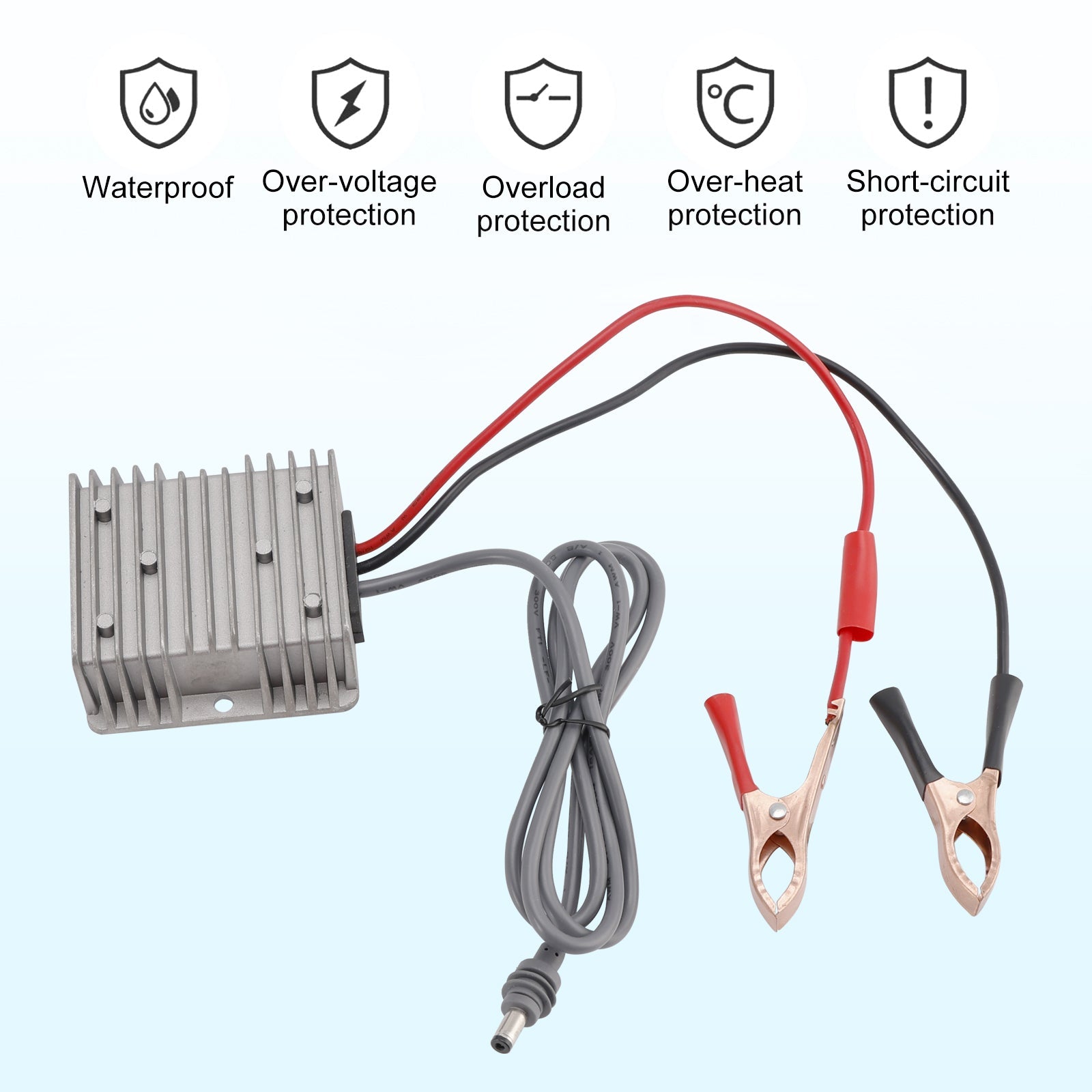 Mini-spanningsboostconverter, 12V/24V naar 57V DC-voedingskabel, 4,5A, 256W