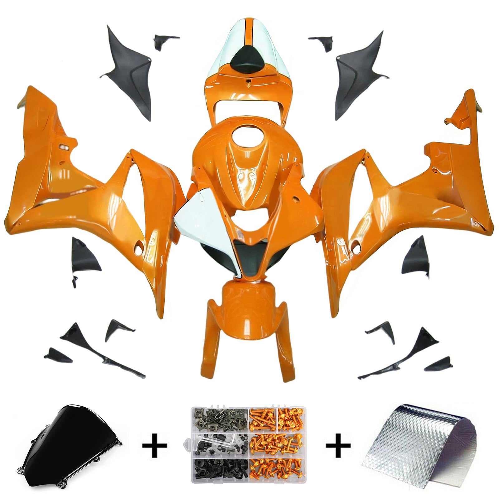 Kit de carénage à injection en plastique ABS pour Honda CBR600RR 2007-2008 F5