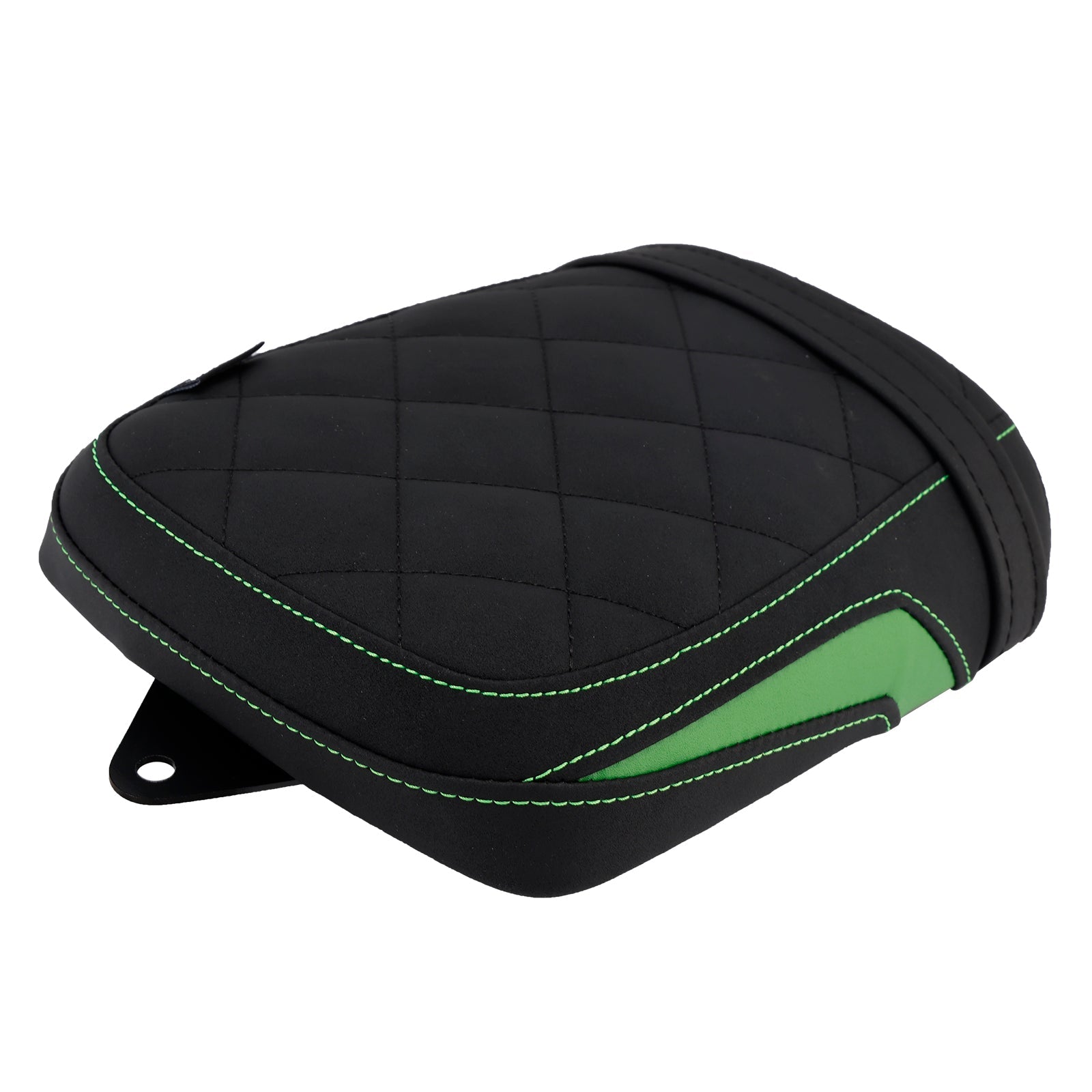 Coussin de selle passager arrière plat en polyuréthane noir pour Kawasaki Eliminator 500 (2024-2025).