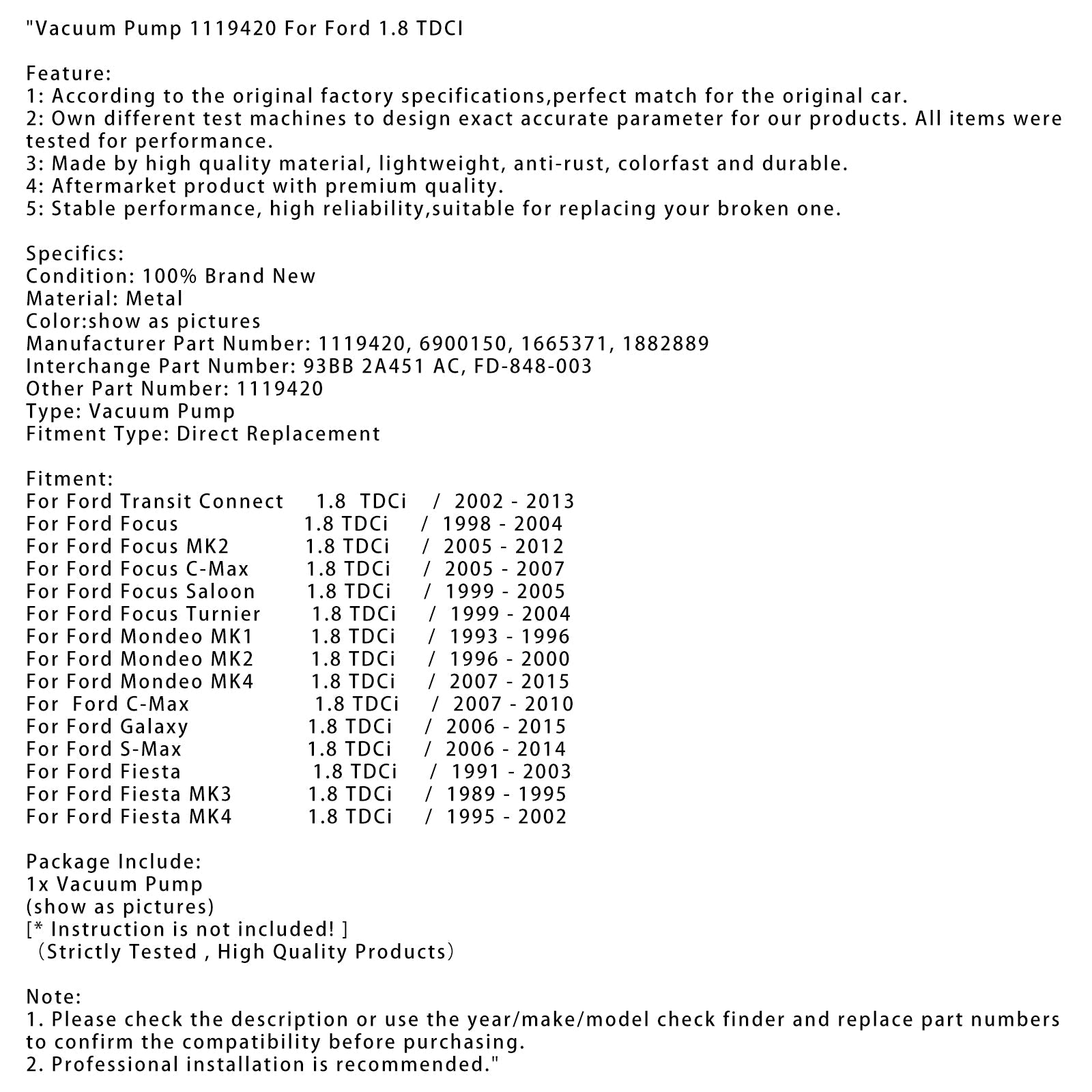 1999 - 2004 Ford Focus Turnier 1
