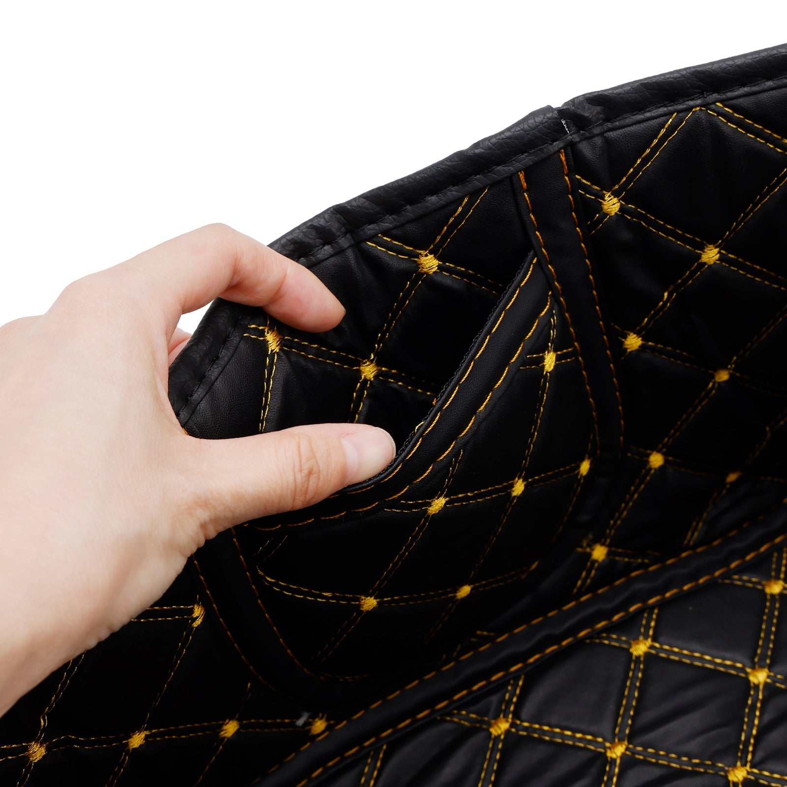 Protection intérieure de coffre pour siège baquet Vespa Gts 300 Gts300, marron