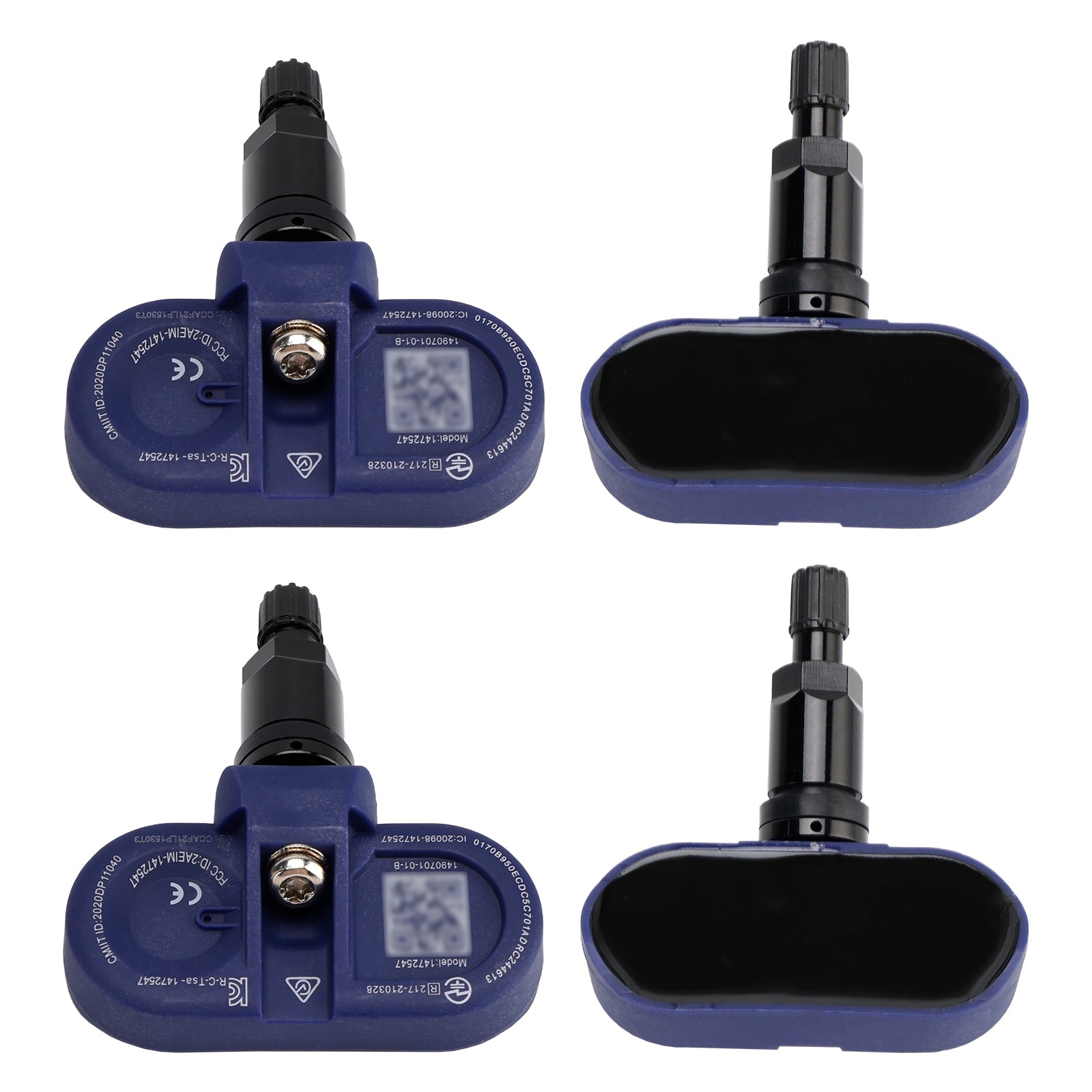 Capteur de pression des pneus TPMS Bluetooth 4 pièces pour Tesla Model 3/S/X/Y 2021-2024