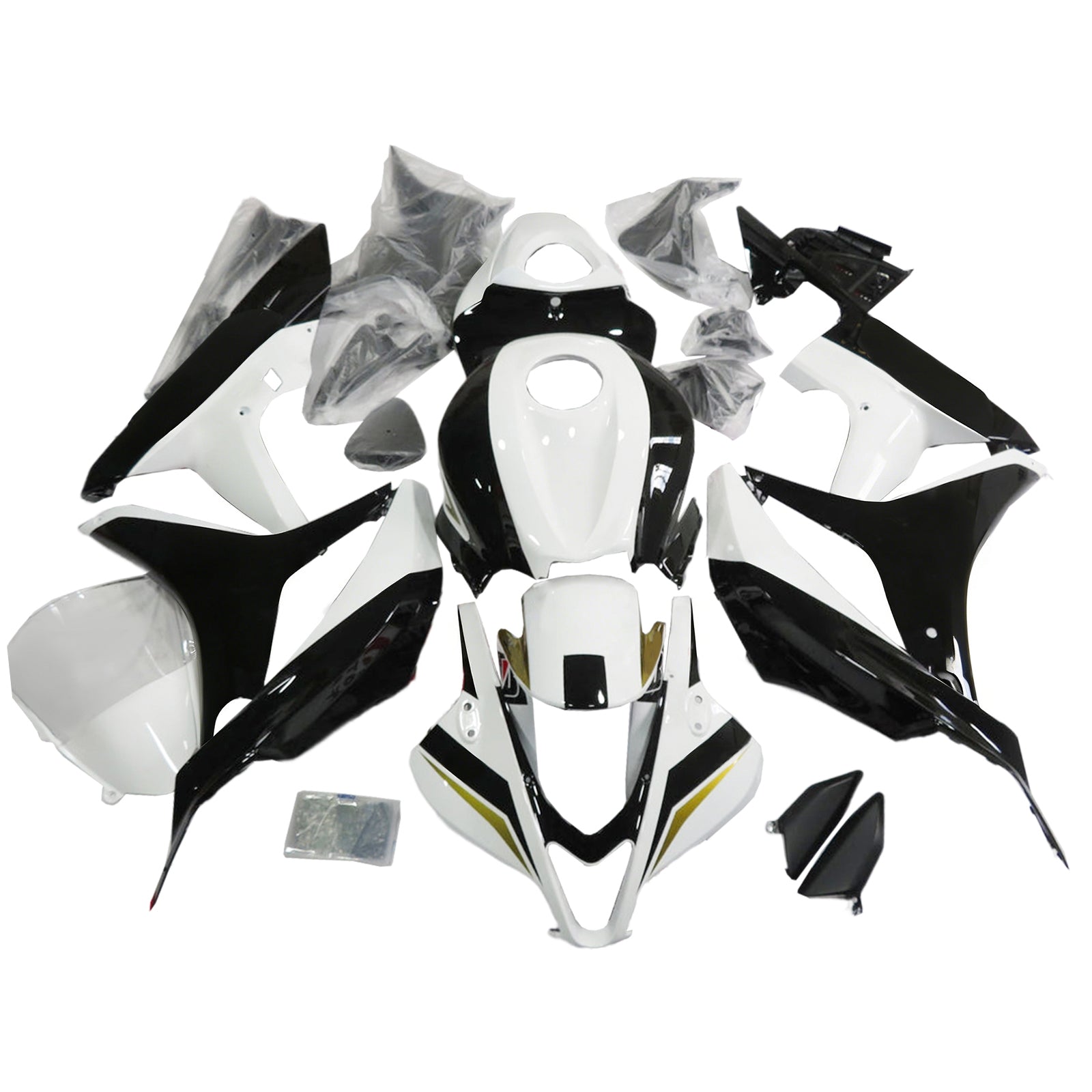 Injection carénage Kit carrosserie plastique ABS fit pour Honda CBR600RR 2007-2008