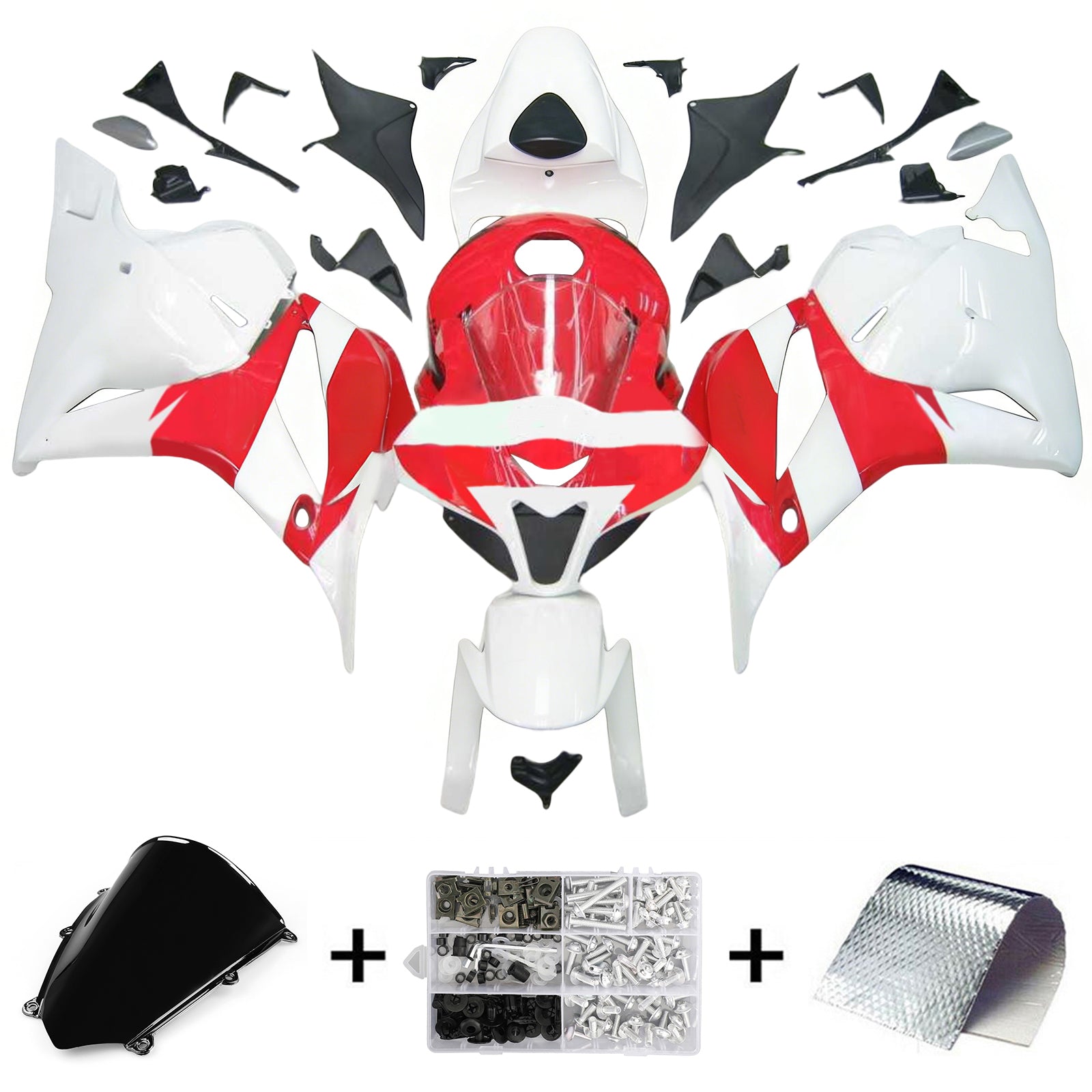 Kit de carénage à injection en plastique ABS pour Honda CBR600RR 2009-2012 F5