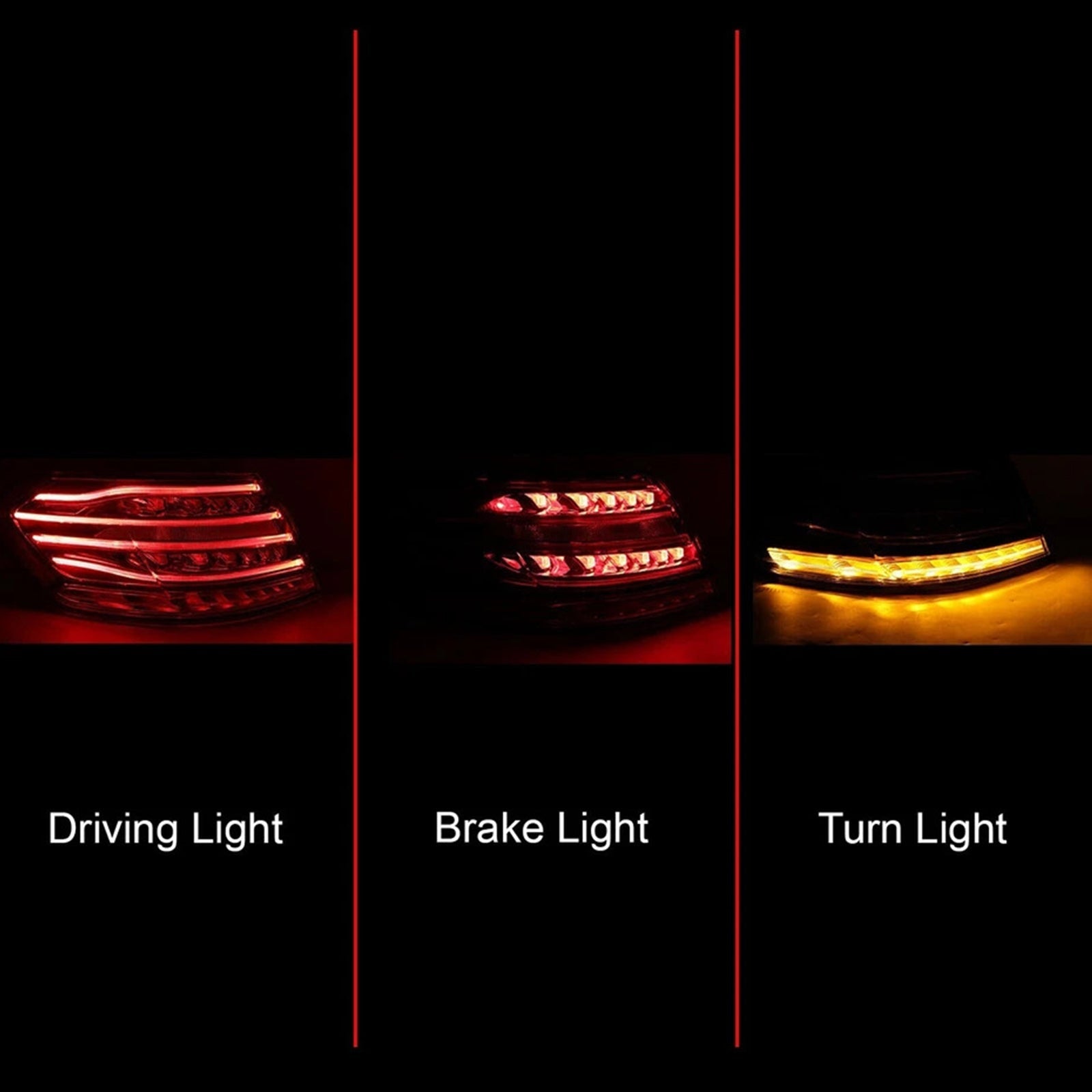 Lewa zewnętrzna tylna lampa LED (2129060103, 2129060757, 2129060703) do Mercedes-Benz E250/E350/E400/E550/E63 AMG/E63 AMG S (2014)