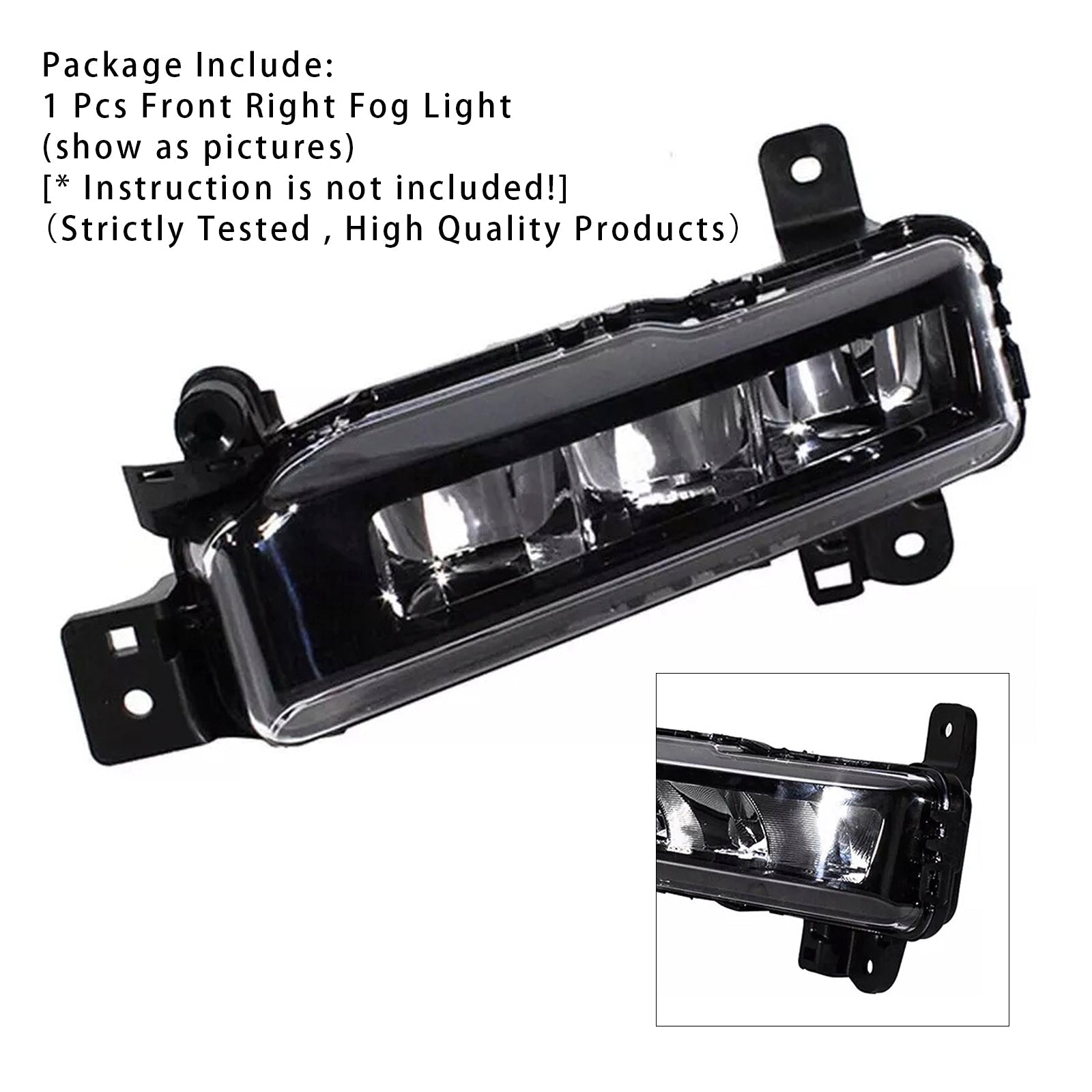 1 feu antibrouillard avant droit à LED pour BMW G20 G21 X1 F48 LCI F45 F46 63178089526
