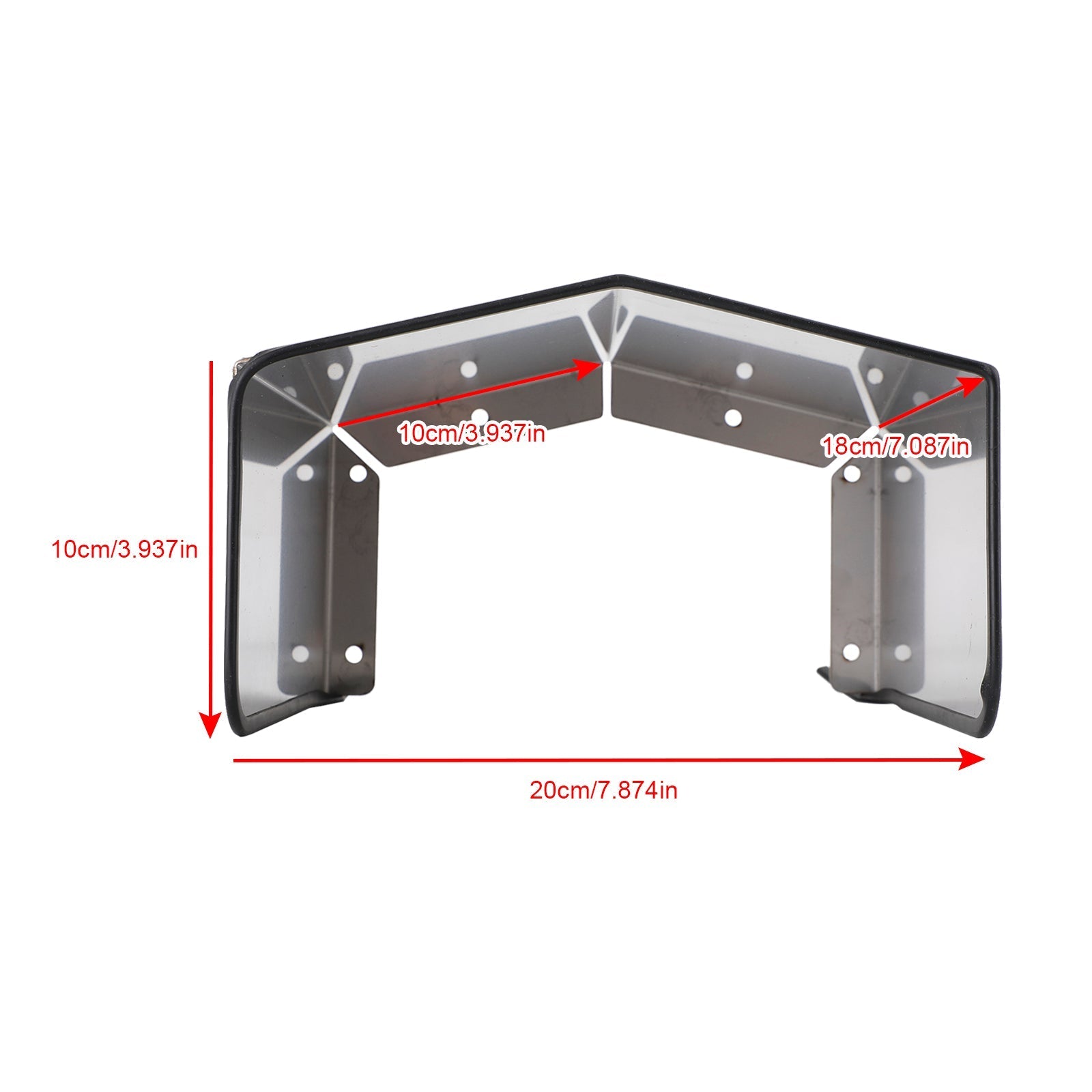 Caja de pared resistente a la intemperie de acero inoxidable, cubierta para lluvia para enchufe de timbre