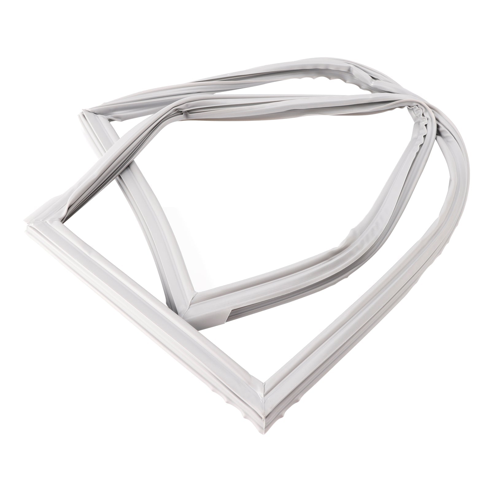Junta de refrigerador de puerta francesa (gris, lado izquierdo) compatible con Kenmore AP6027227 (W10830048)