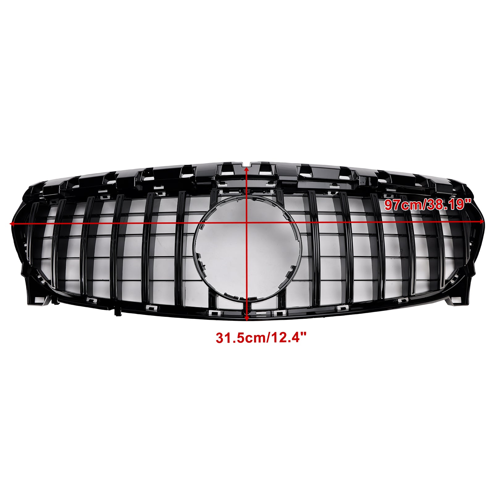 GT Style Front Bumper Grill Grille Pour Mercedes Benz CLA-CLASS W117 CLA250 2013-2019