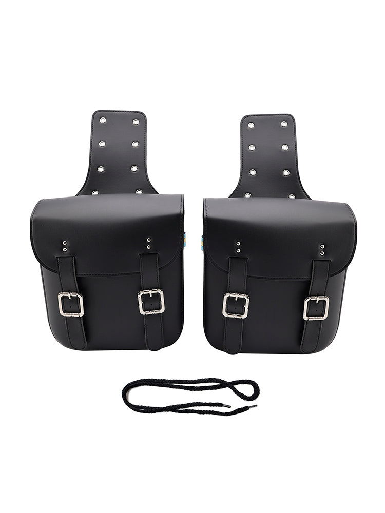 Črna bočna sedla vrečka 18 l za motocikel
