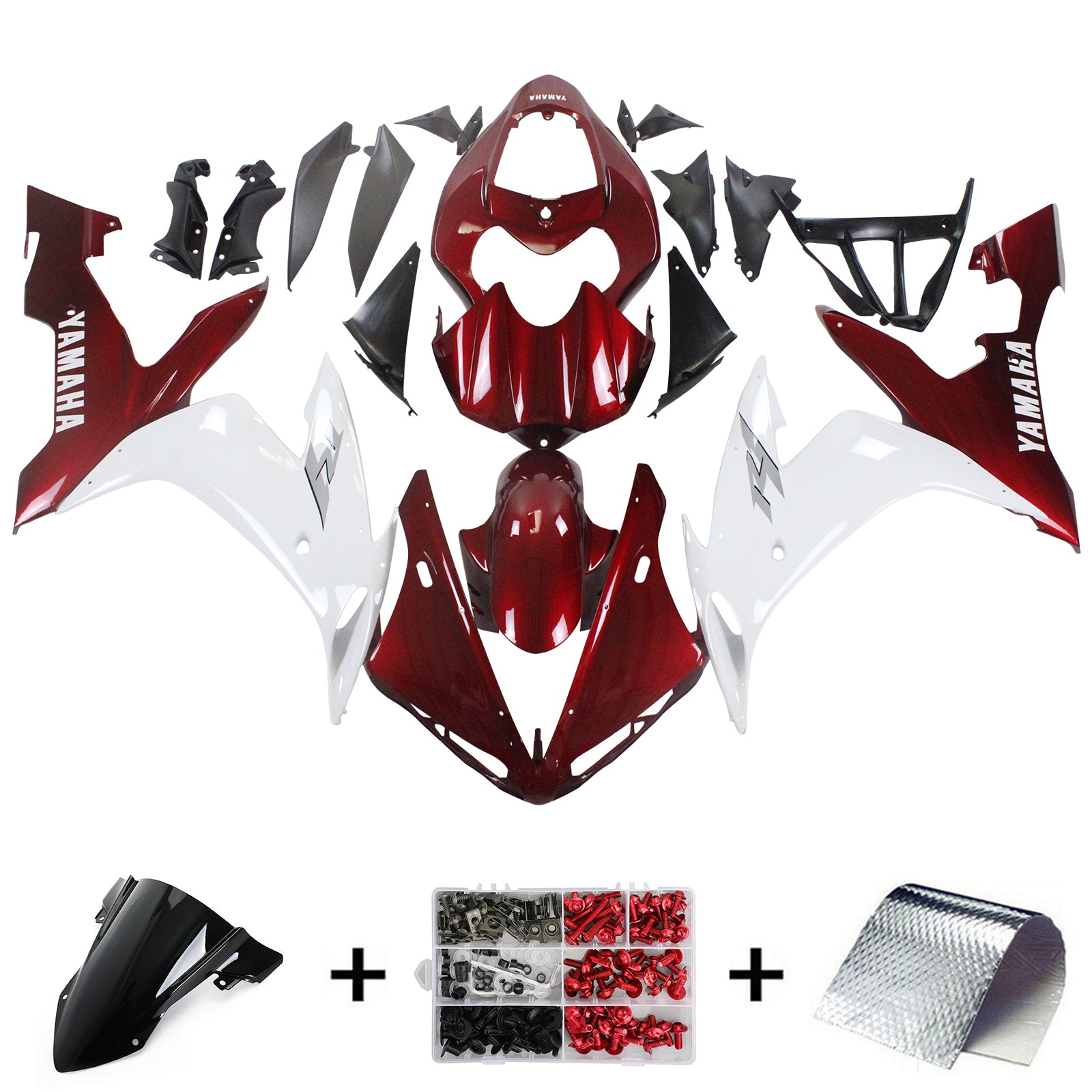 Injection Fairing Kit Bodywork Plastic ABS fit For Yamaha YZF 1000 R1 2004-2006