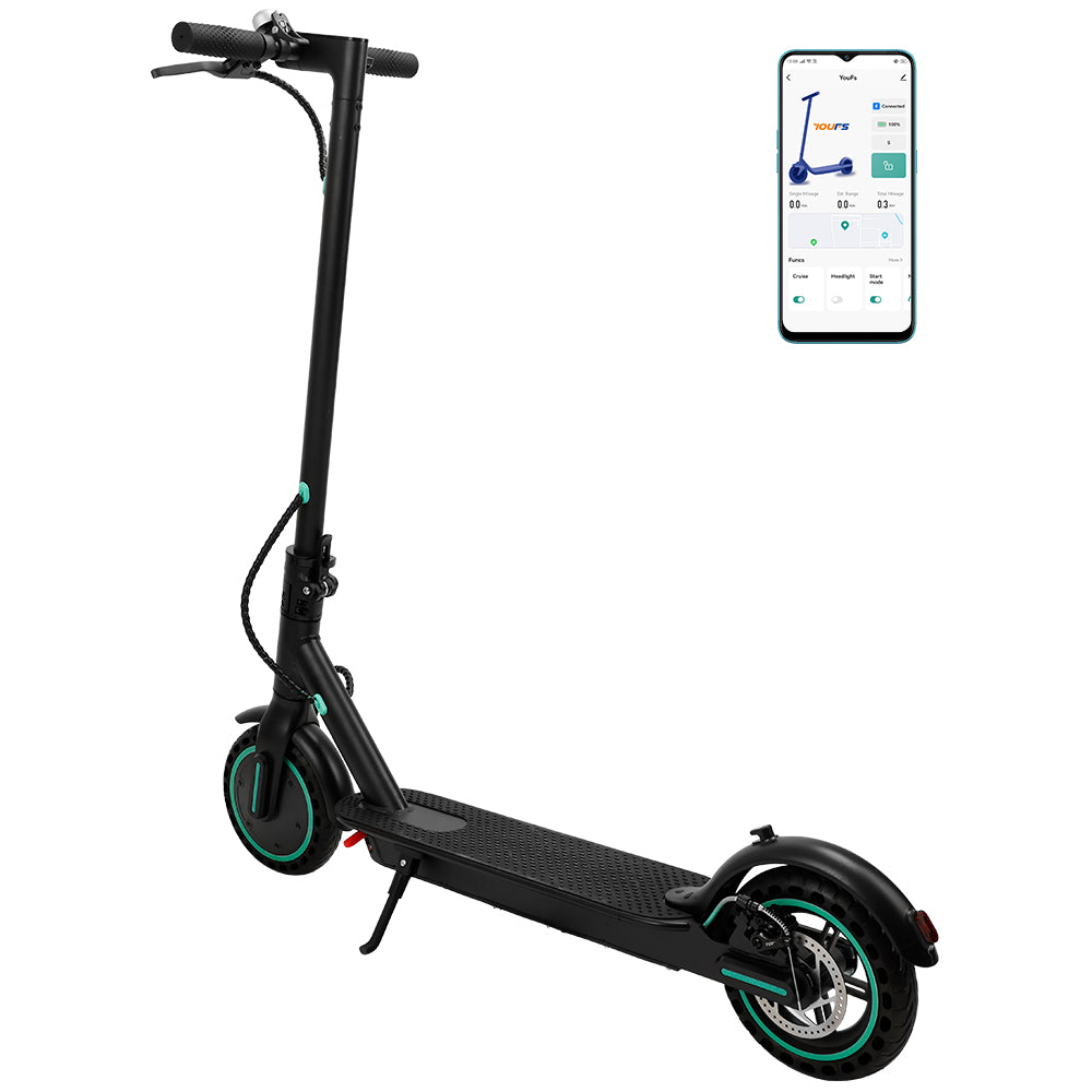 Scooter eléctrico plegable 350W - Autonomía de 35 km - 30 km/h Max - UL2272