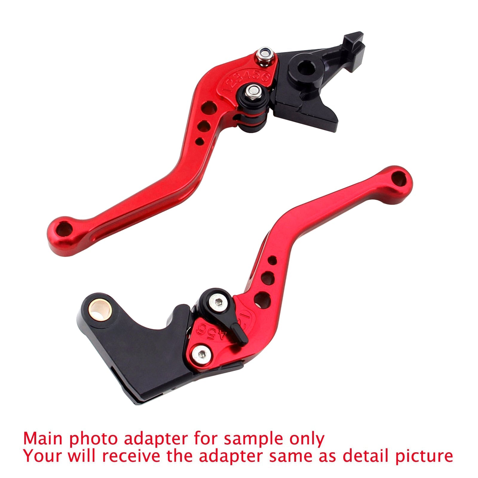 Nouveau levier de frein et d'embrayage court compatible avec YAMAHA XSR900 XSR900GP MT-09 MT-09SP 24-25