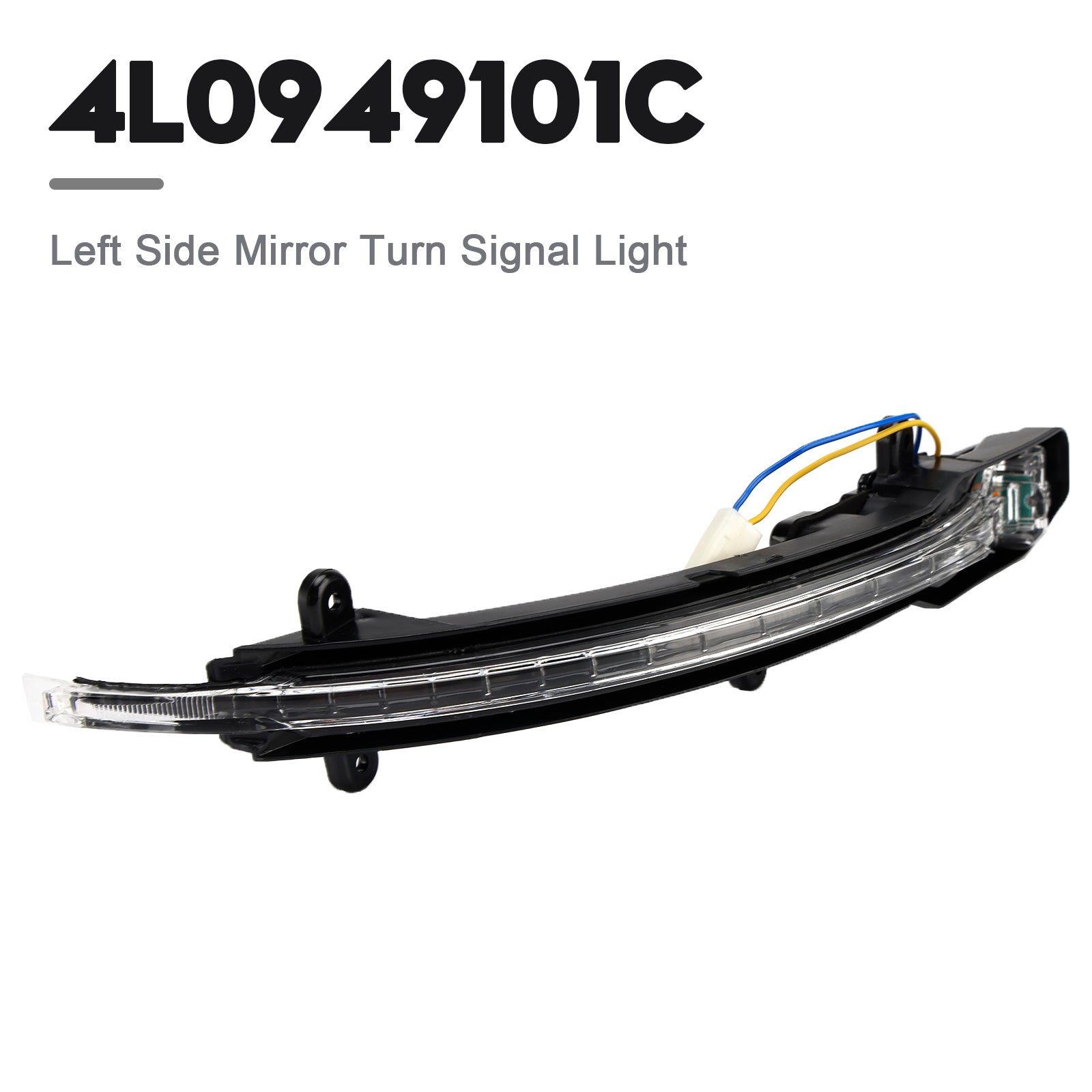 Linker achteruitkijkspiegel richtingaanwijzer voor Audi Q5 MK1 Q7 MK1 4L0949101C