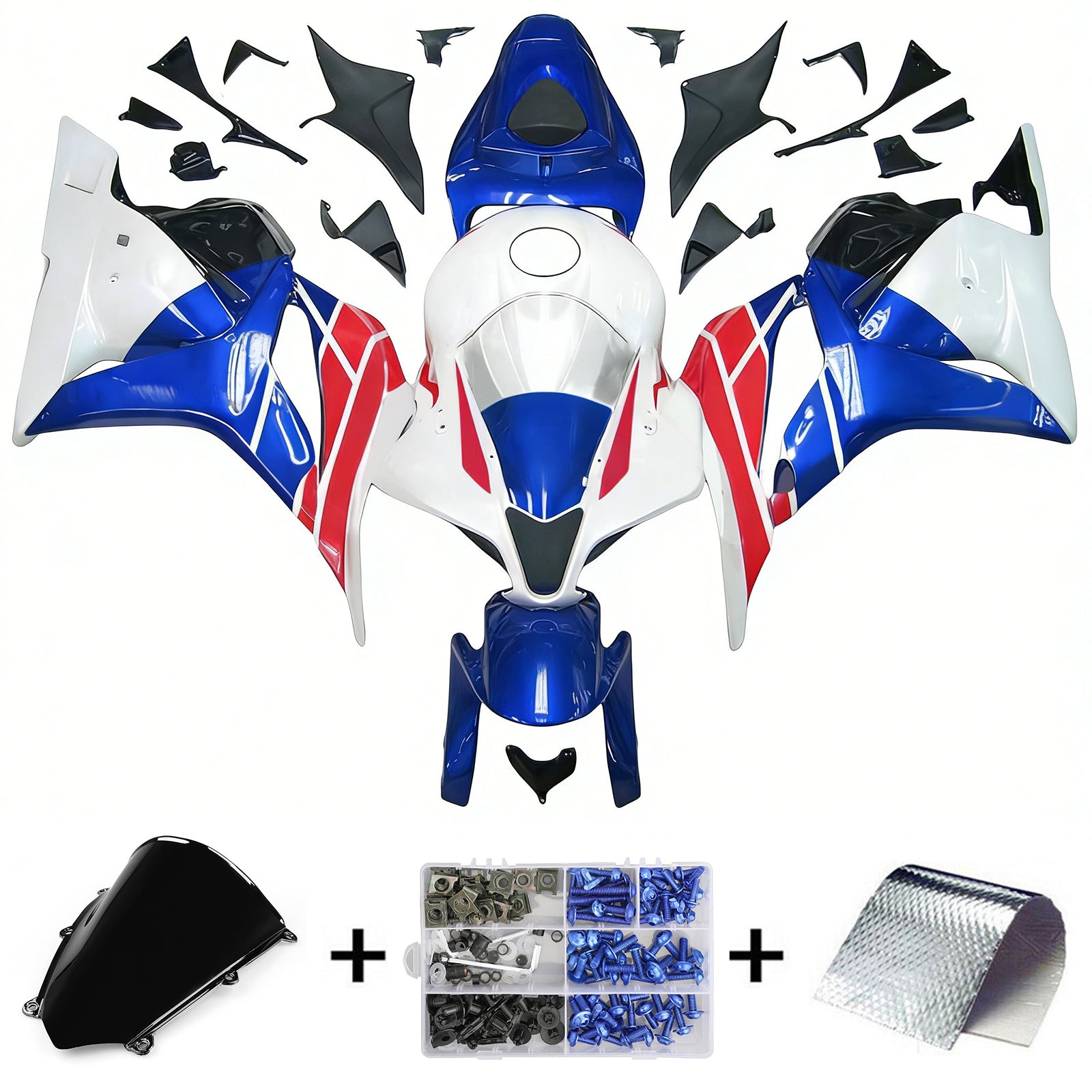 Kit de carénage à injection en plastique ABS pour Honda CBR600RR 2009-2012 F5