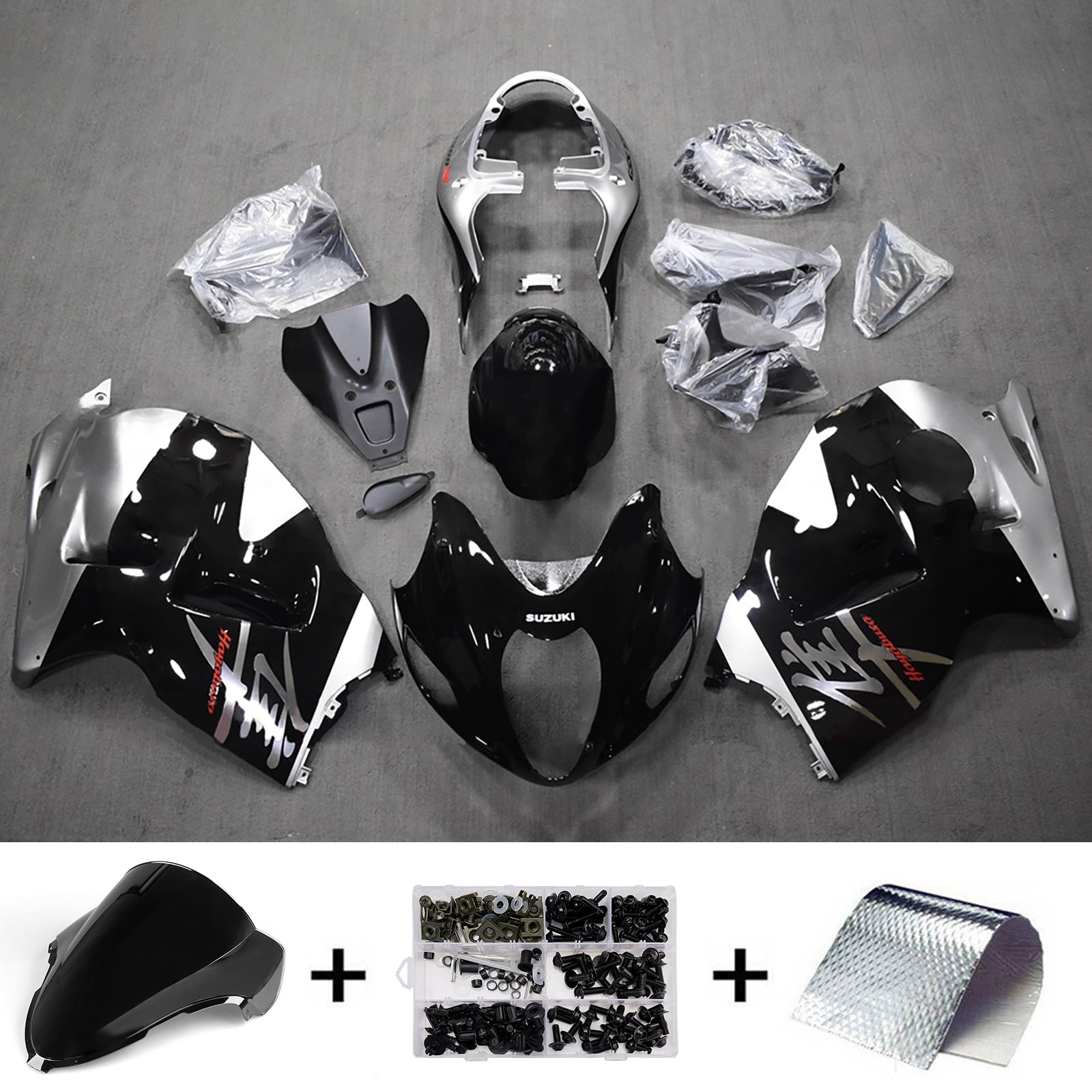ABS-muovinen ruiskutussuojasarja Suzuki Hayabusa GSX1300R 1999-2007