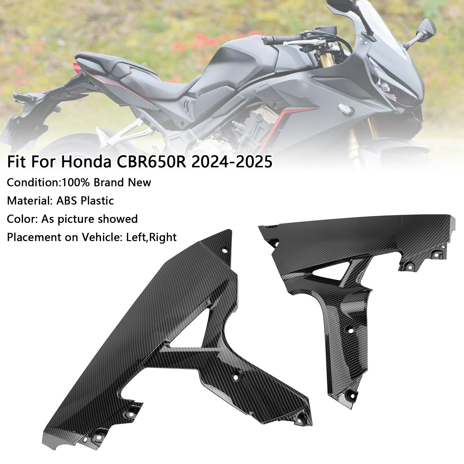 Honda CBR650R 2024-2025: n sivuttaishallintapaneeli