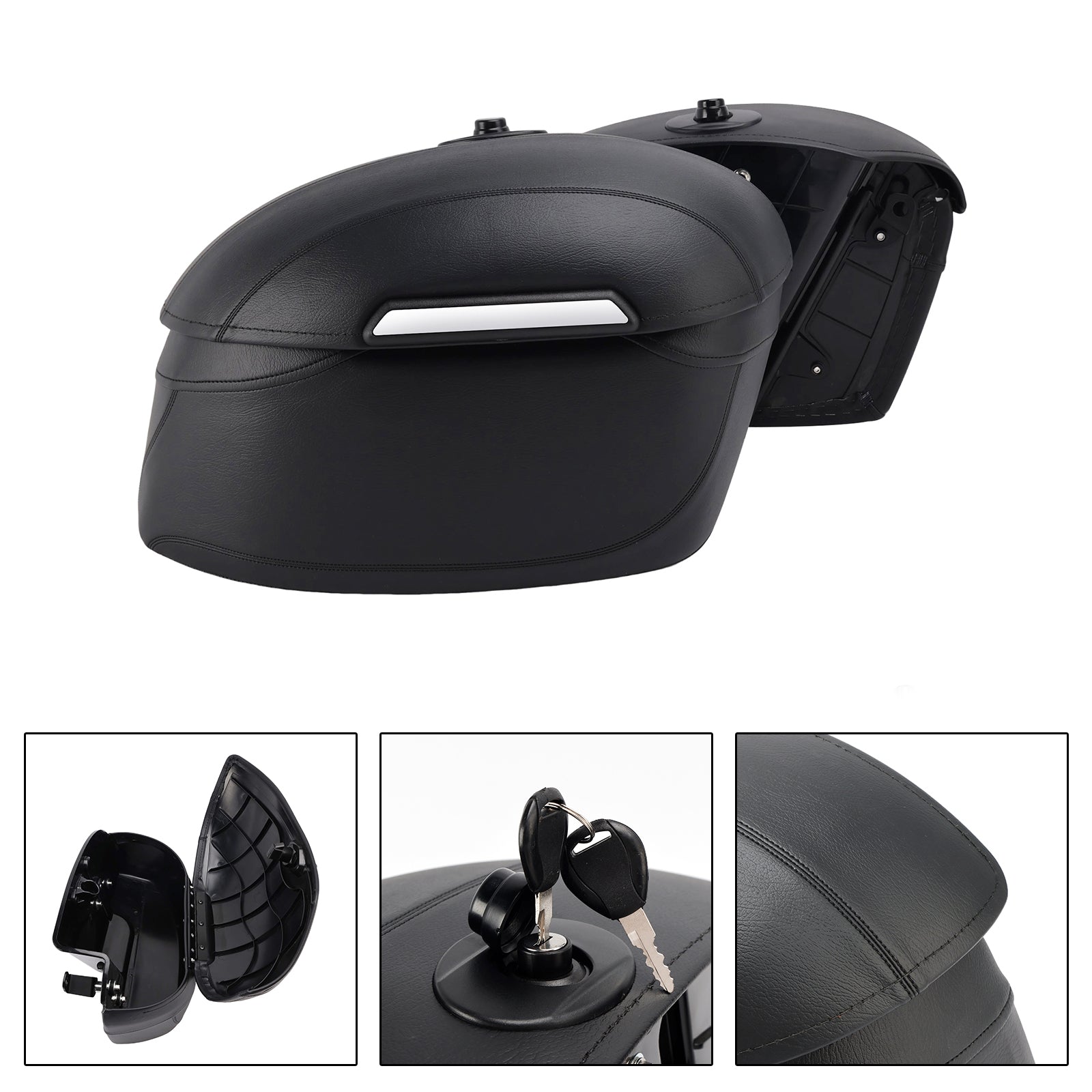 Support de sacoche noir pour Sportster 883 1200 X48 (2004-2025)