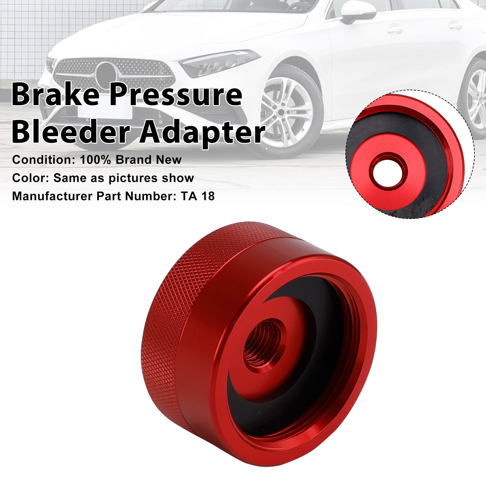 Adattatore di spurgo della pressione del freno TA18 per Mercedes Benz