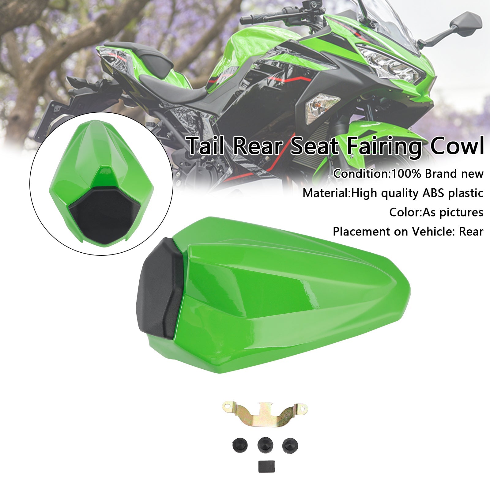 Racing Tail zadaj karavo za sedlo za Kawasaki Ninja 400 EX400 2018-2024
